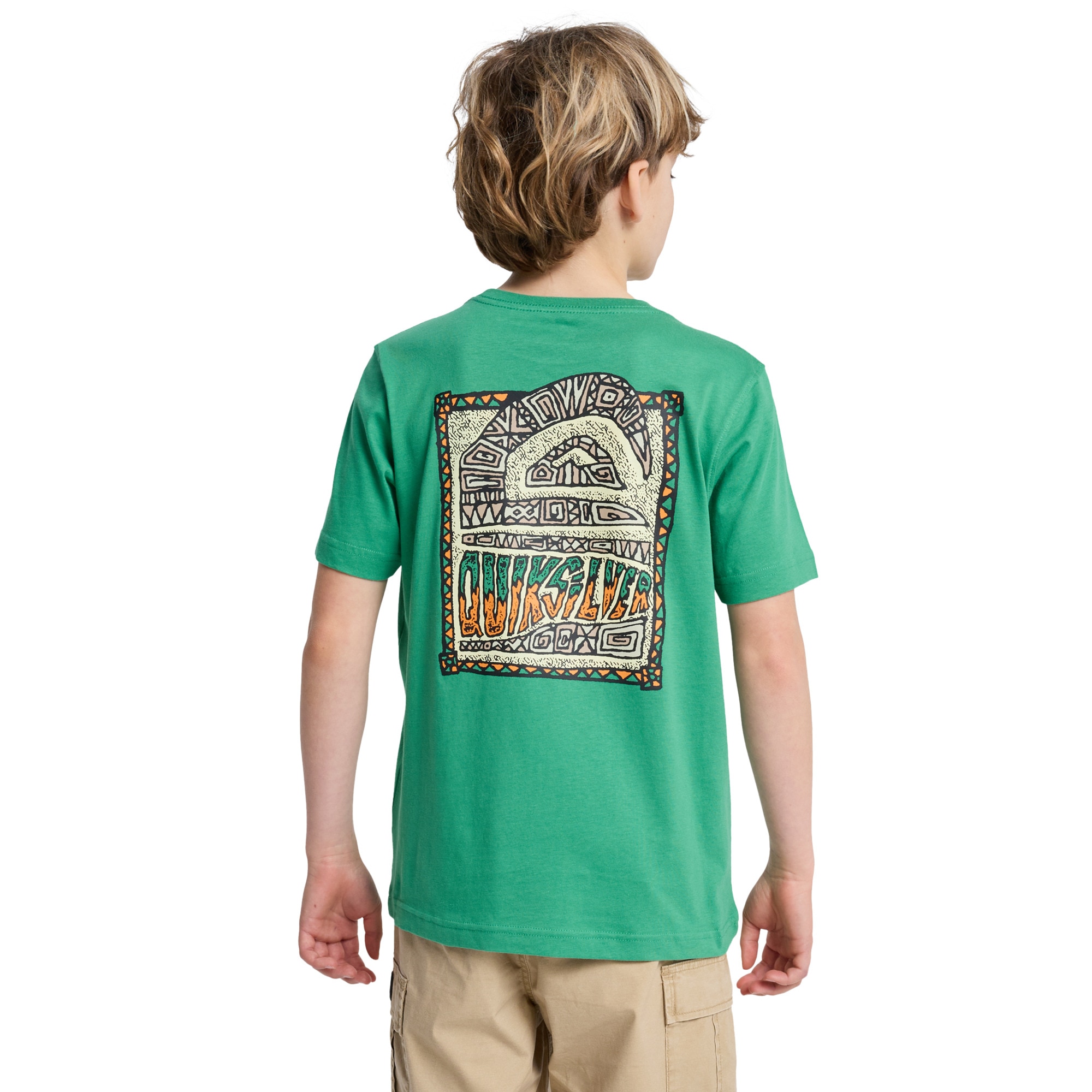 Camiseta de niños Heritage Quiksilver - Verde Verde-2