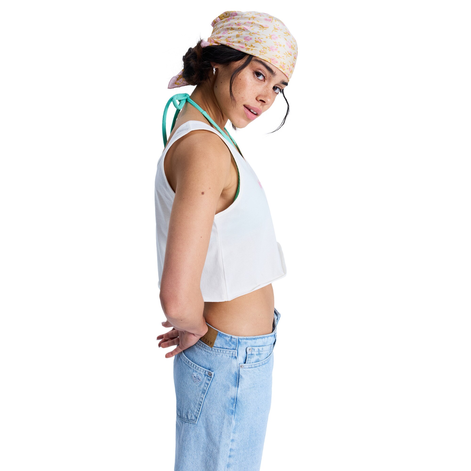 Imagen 3 de Top de mujer Magic Sunset Crop Roxy - Blanco Blanco