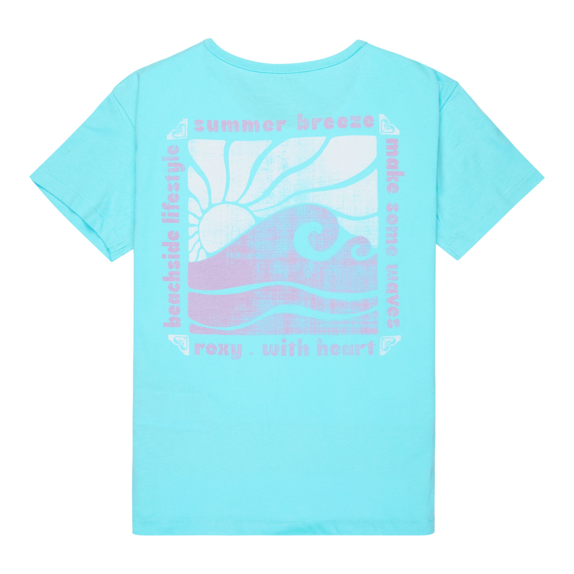 Camiseta de niños Lilyregular Night Vintage Roxy - Azul claro Azul claro-2