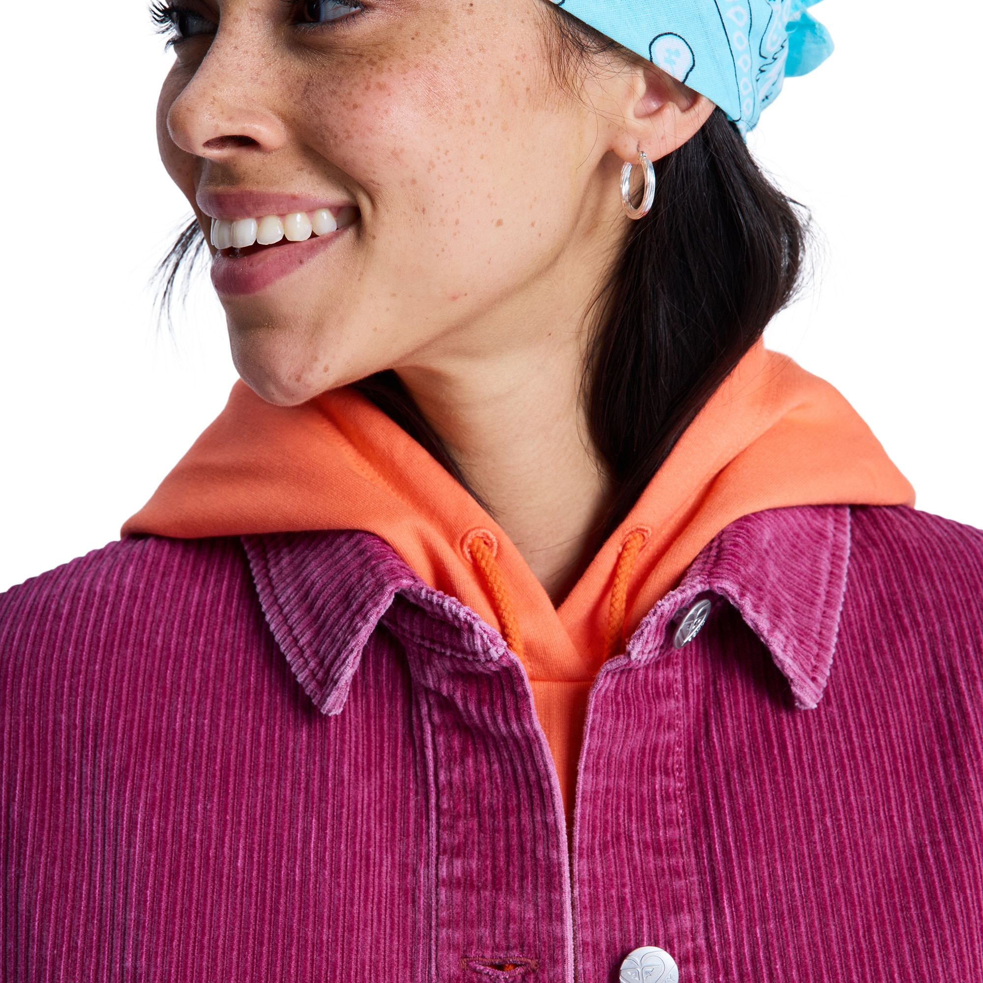 Imagen 4 de Chaqueta de mujer Kick Back Washed Cord Roxy - Morado Morado