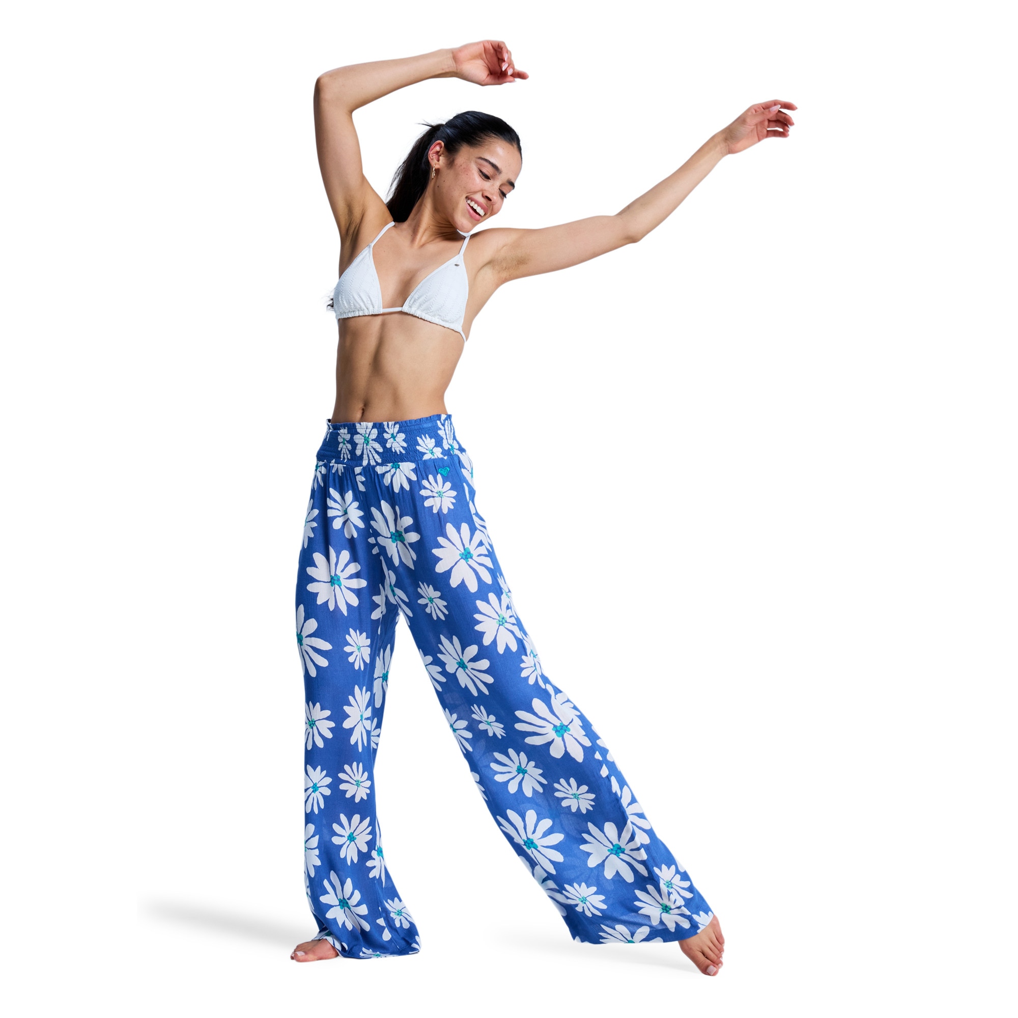 Pantalón de mujer Along The Sunset Roxy - Azul Azul-5