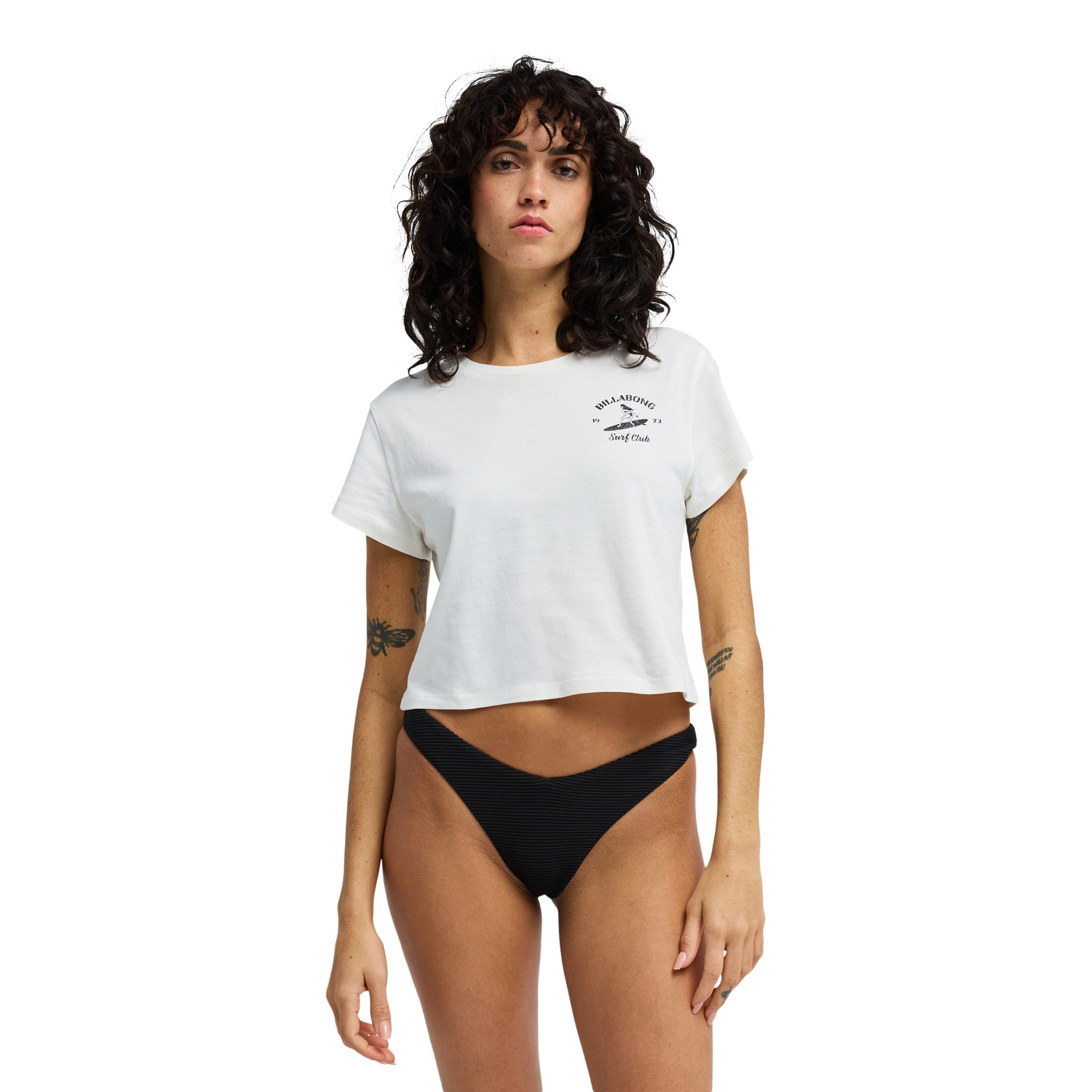 Camiseta de mujer Surf The Waves Billabong - Blanco Blanco-1