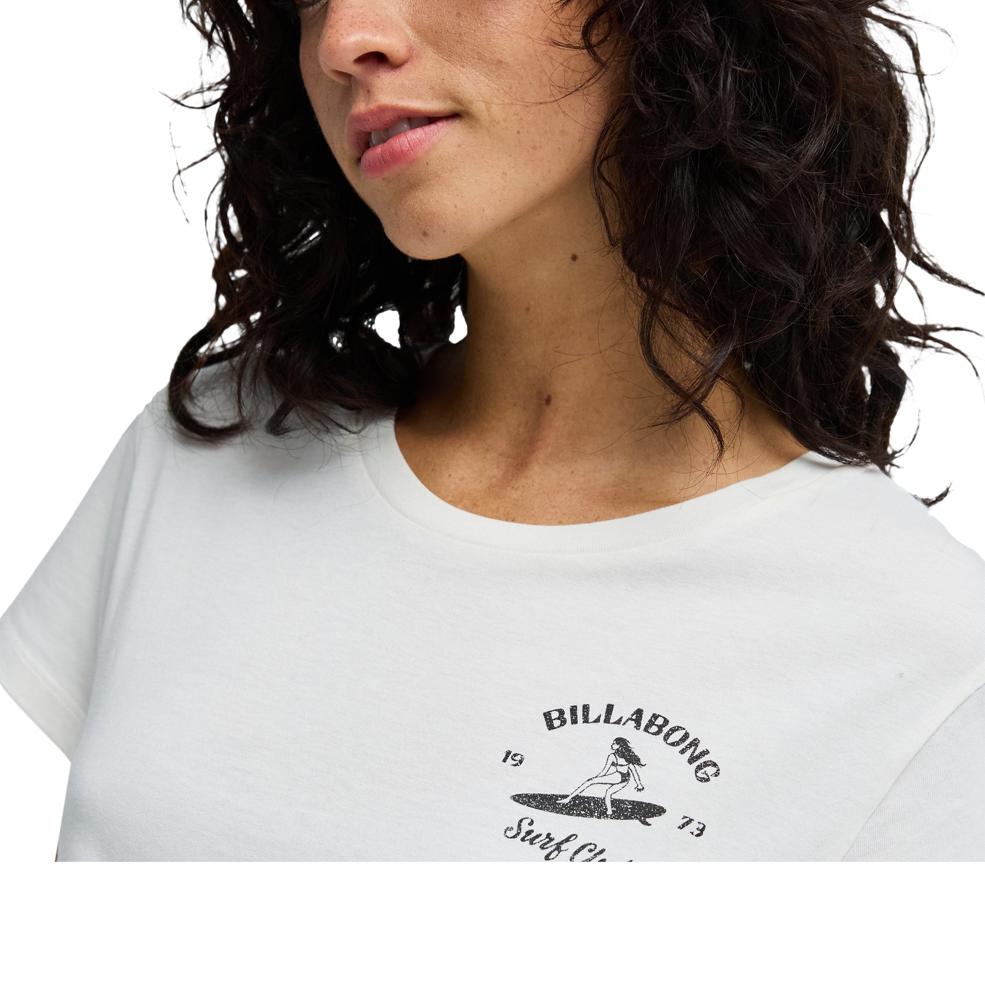Camiseta de mujer Surf The Waves Billabong - Blanco Blanco-5