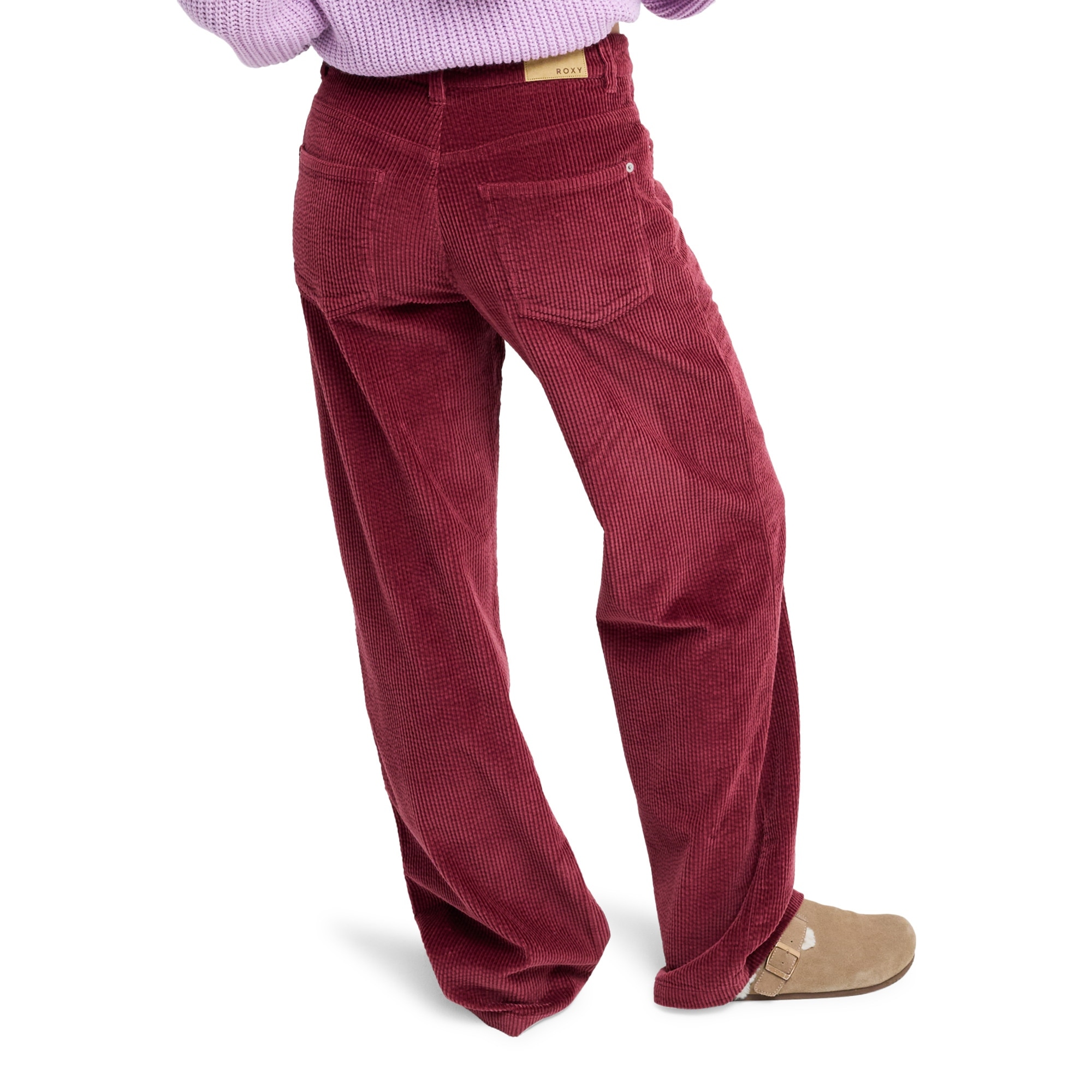 Pantalón de mujer Dawn Patrol Corduroy Roxy - Rojo Rojo-2