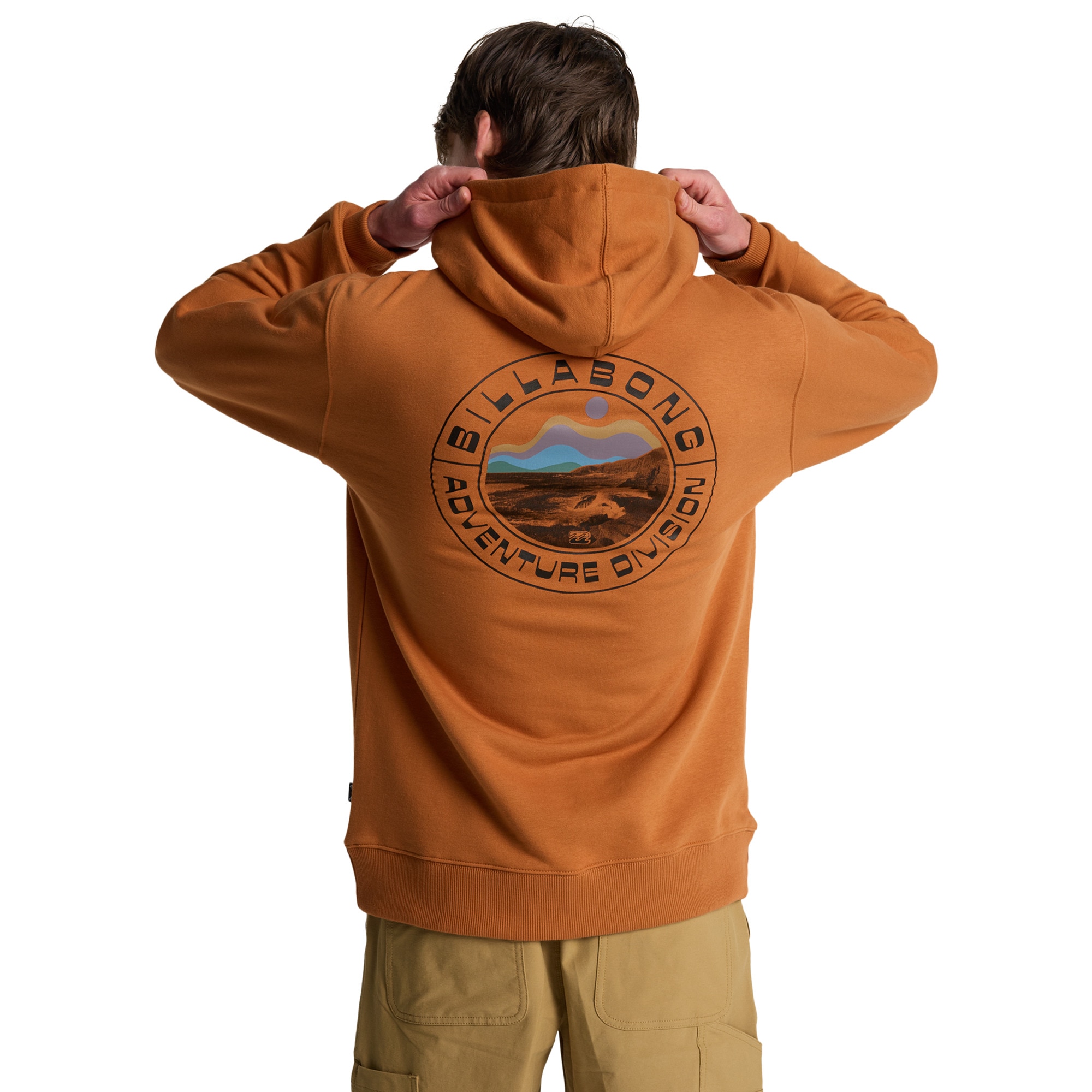 Sudadera de hombre Compass Billabong - Naranja Naranja-3