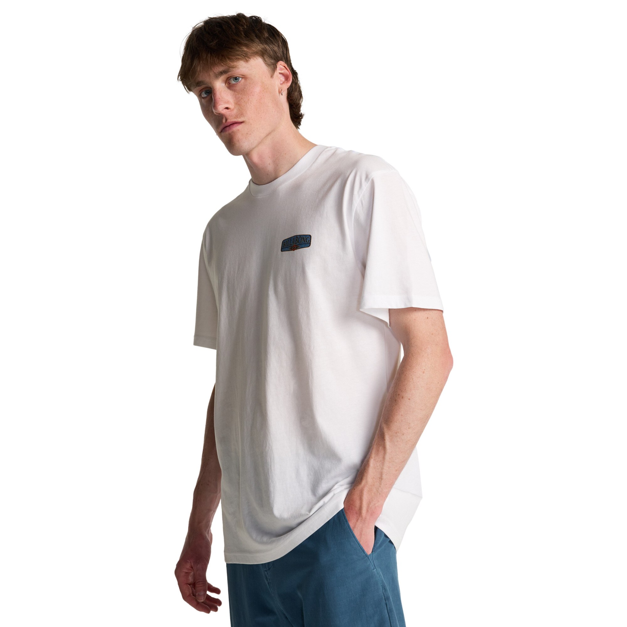 Camiseta de hombre Runner Up Billabong - Blanco Blanco-4
