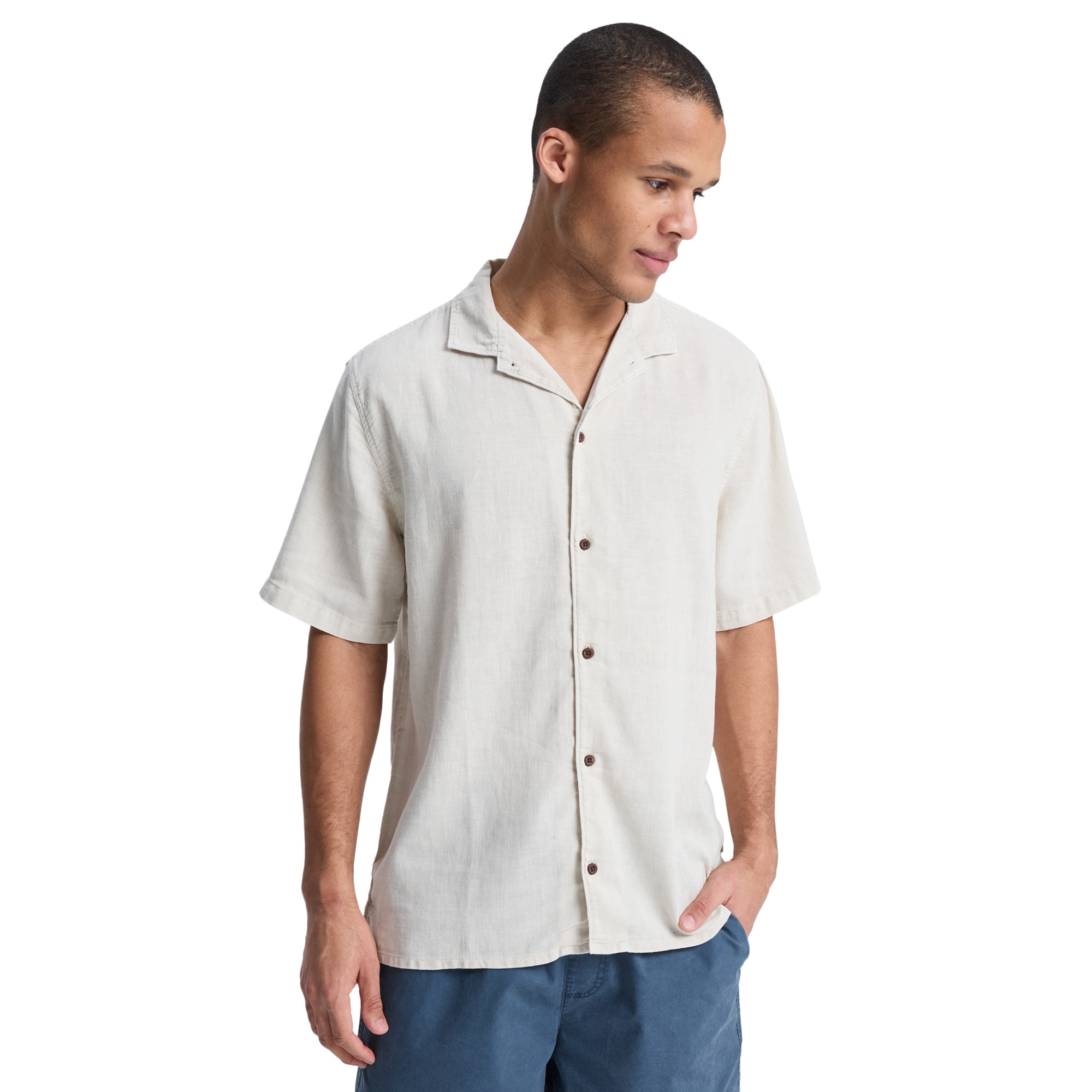 Quiksilver Camiseta de hombre Sunrise Azul claro