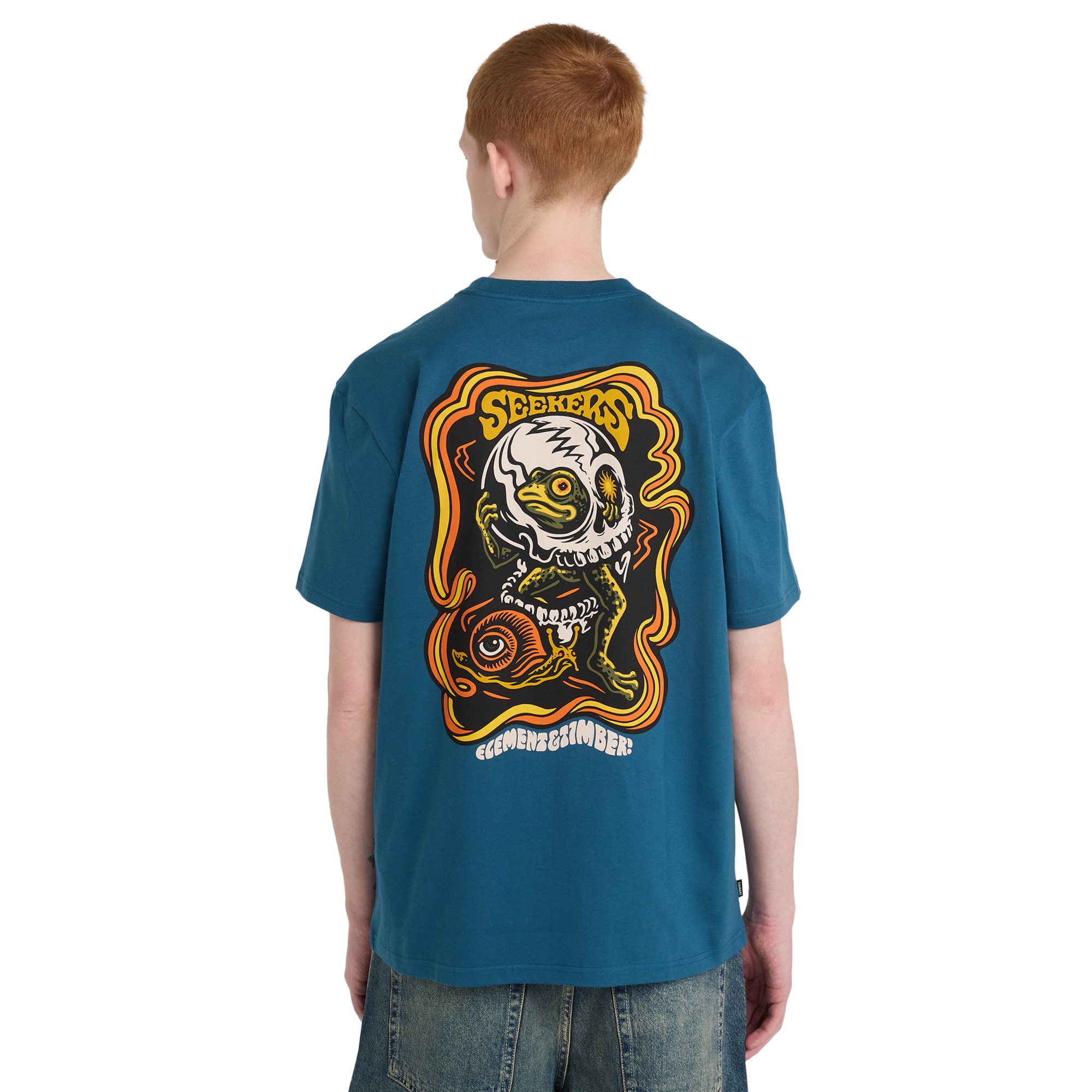 Camiseta de hombre Timber Hermit Element - Azul Azul-2