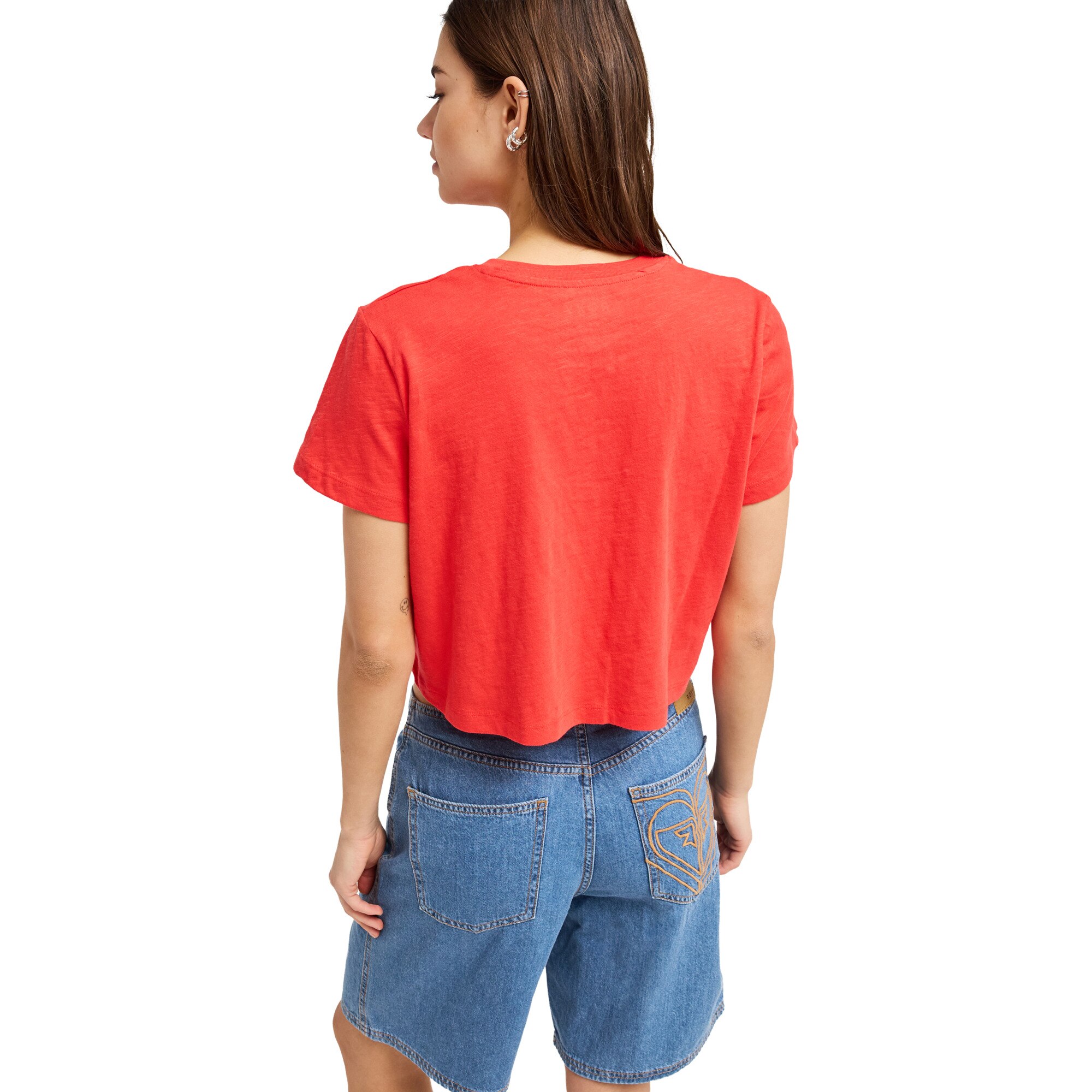 Camiseta de mujer Endless Weekends Roxy - Rojo Rojo-2