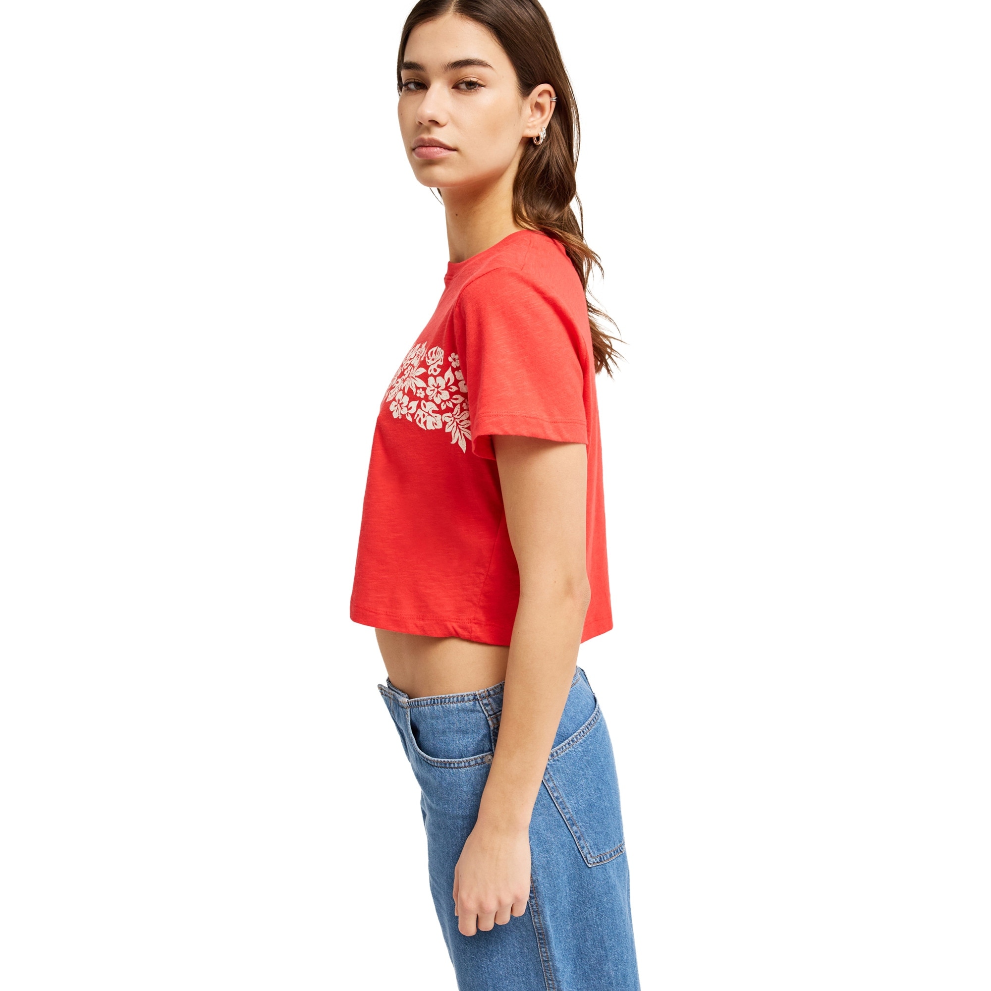 Camiseta de mujer Endless Weekends Roxy - Rojo Rojo-3