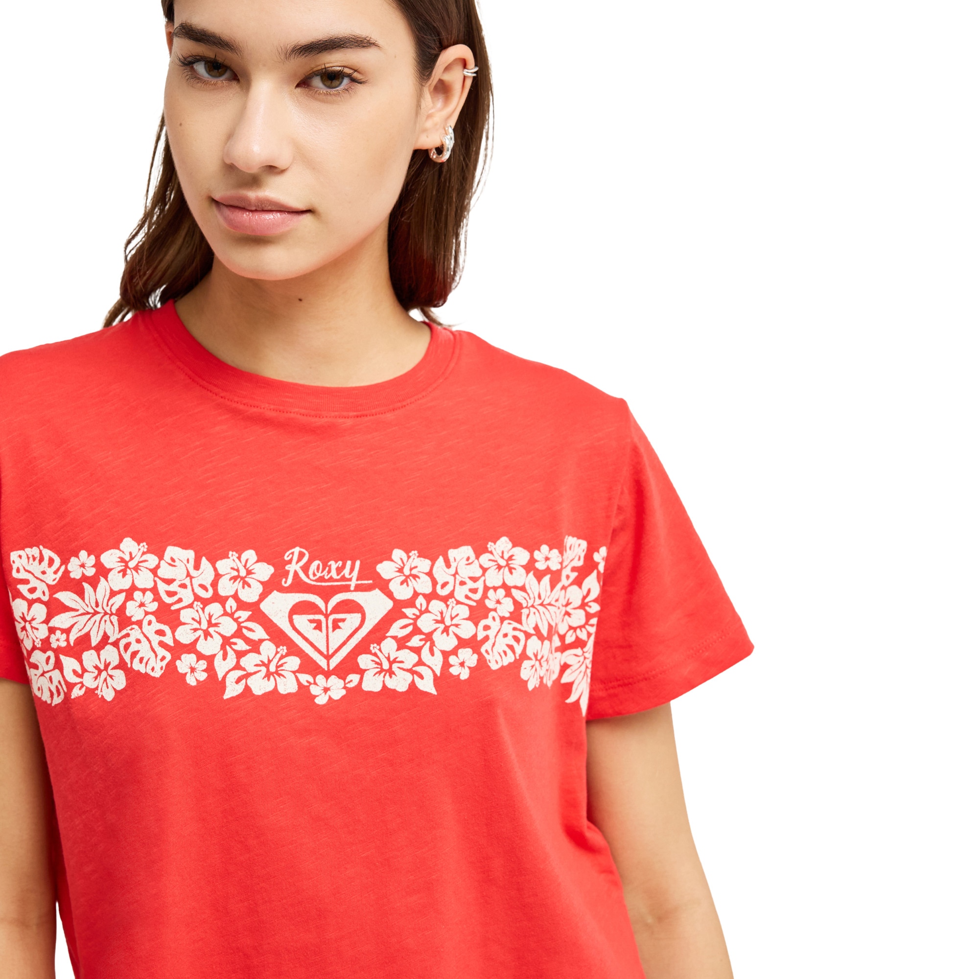 Camiseta de mujer Endless Weekends Roxy - Rojo Rojo-4