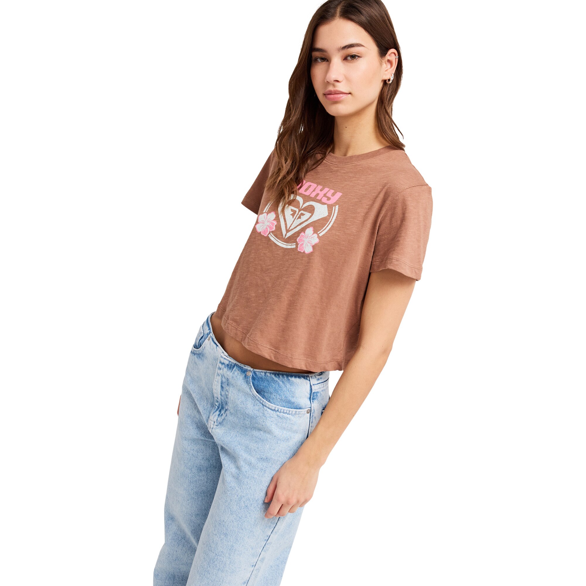 Camiseta de mujer Endless Weekends Roxy - Marrón Marrón-3