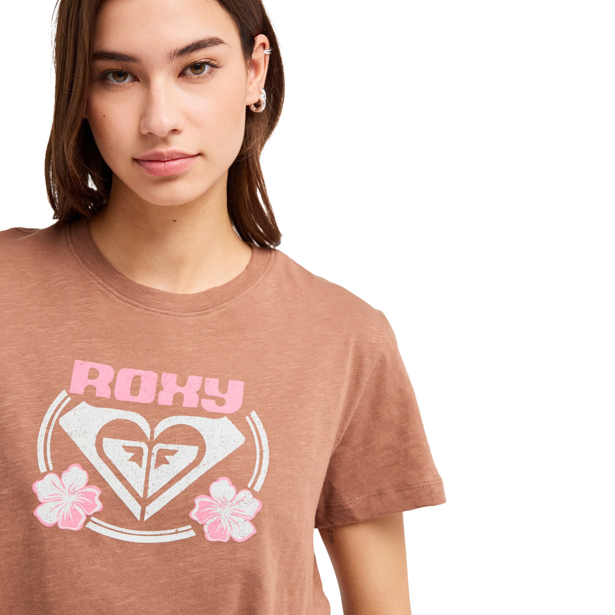 Camiseta de mujer Endless Weekends Roxy - Marrón Marrón-4