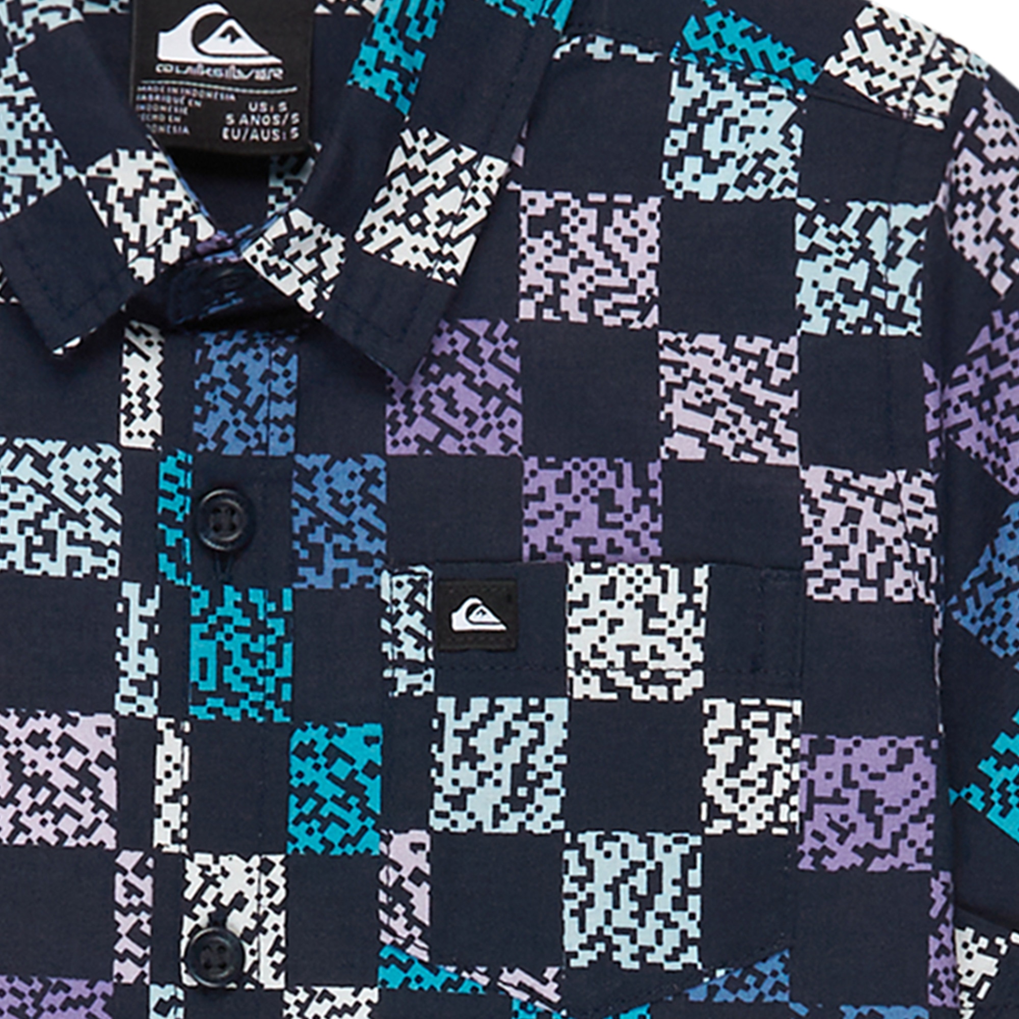 Camisa de niños Apero Classic Quiksilver - Negro Negro-3