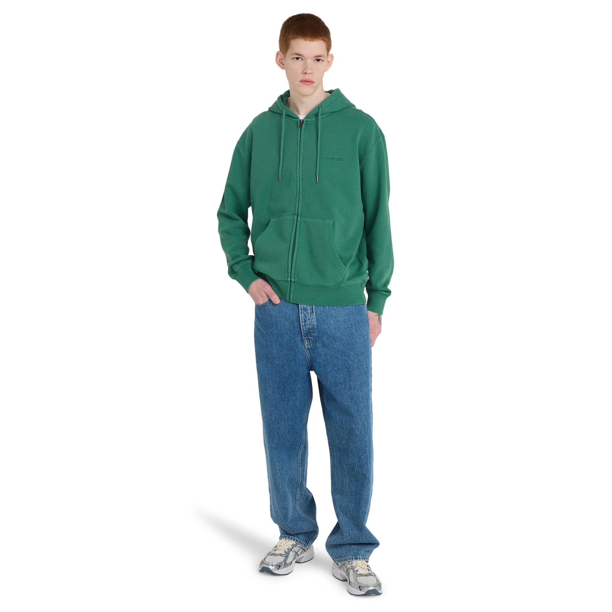 Sudadera de hombre Lowcase Element - Verde Verde-5