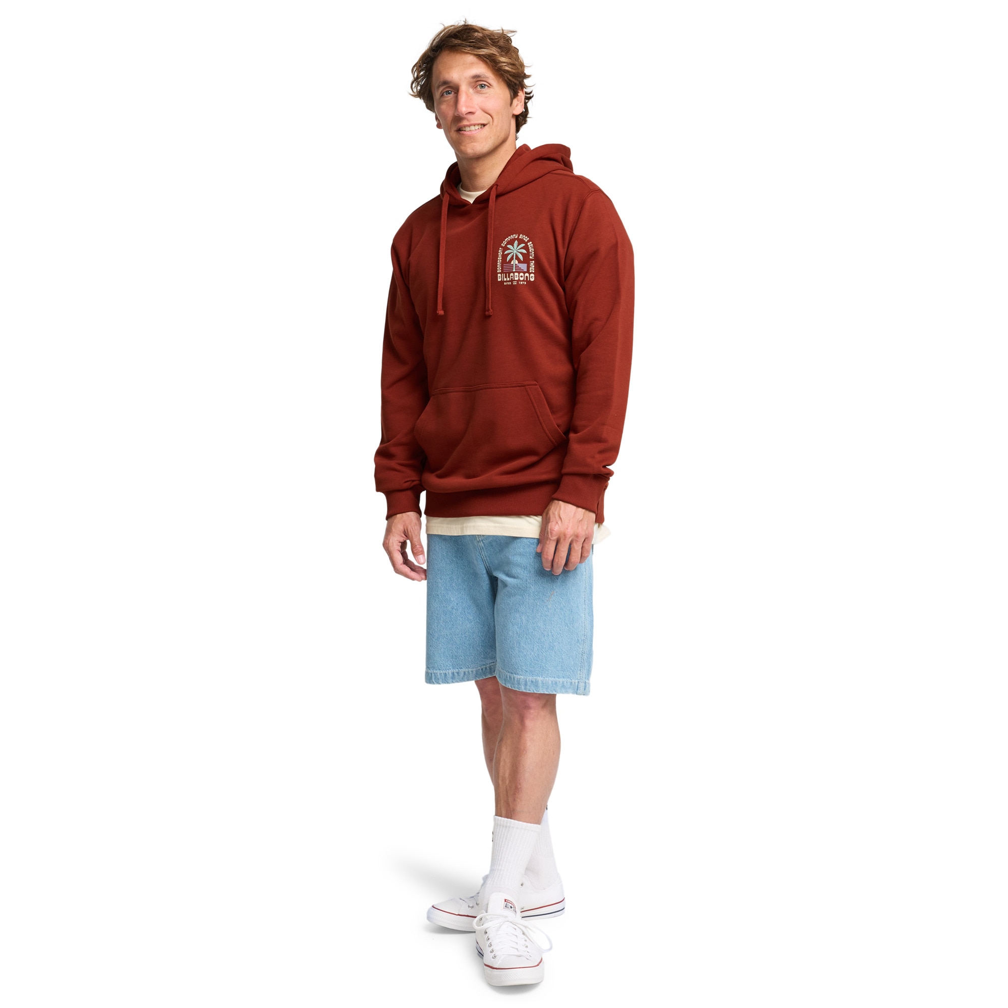 Sudadera de hombre Foundation Billabong - Rojo Rojo-2