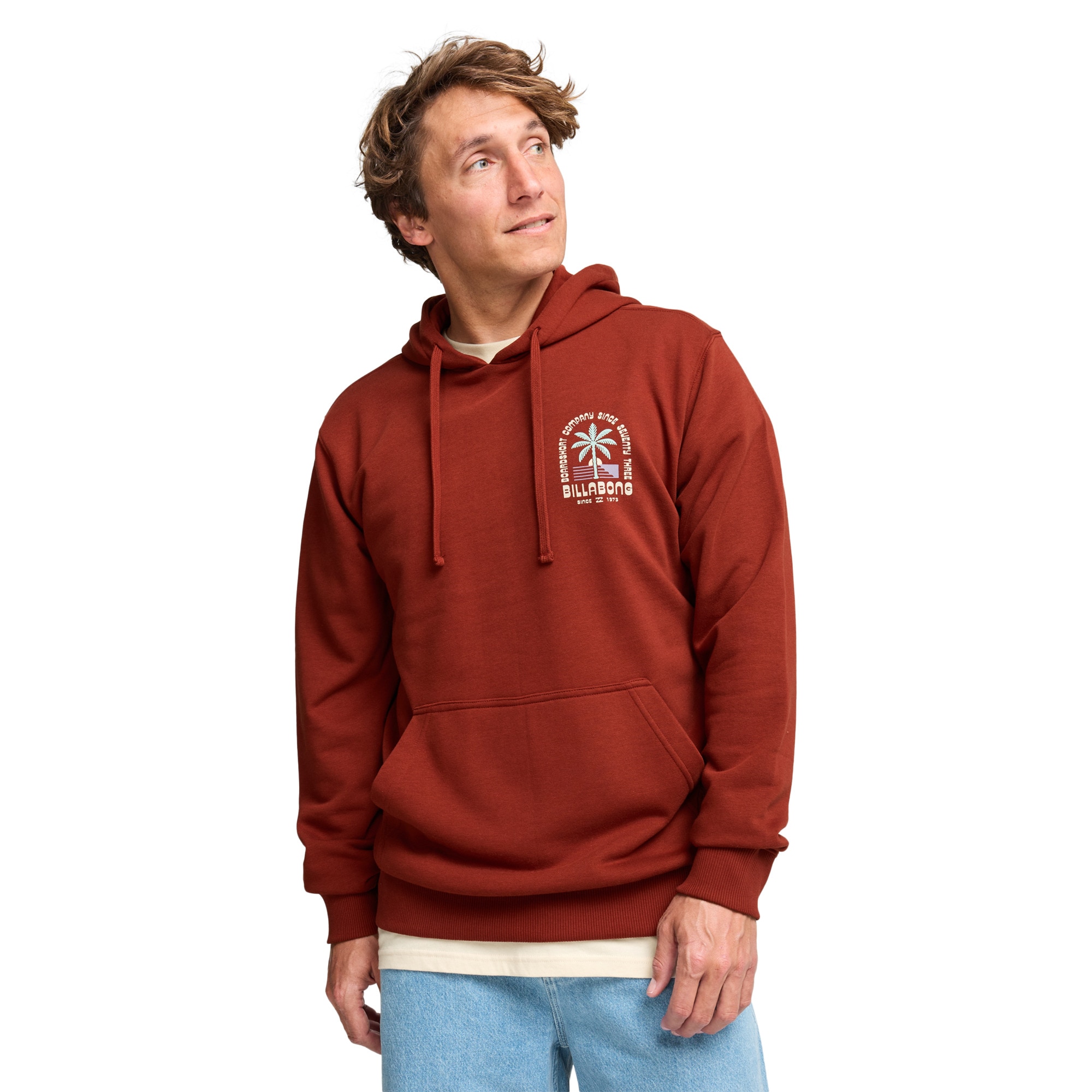 Sudadera de hombre Foundation Billabong - Rojo Rojo-3