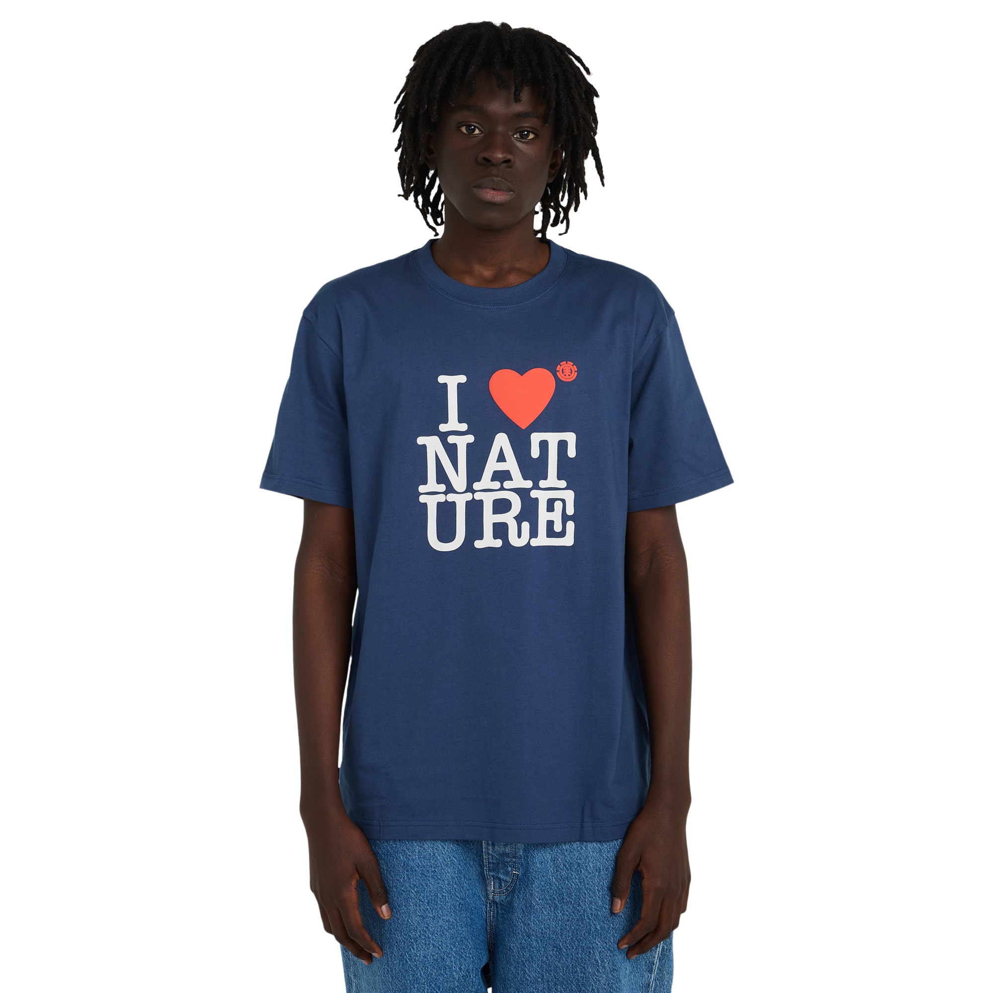 Camiseta de hombre I Heart Element - Azul Azul-1