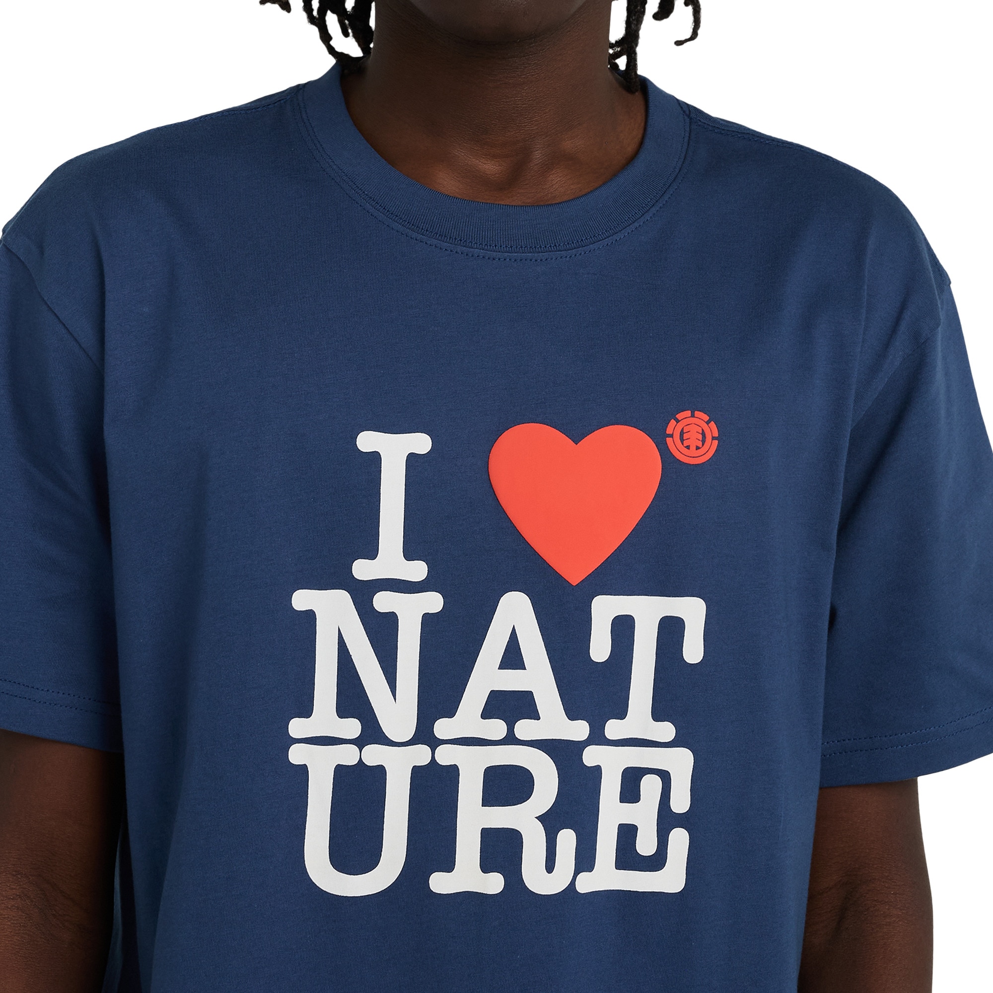 Camiseta de hombre I Heart Element - Azul Azul-4