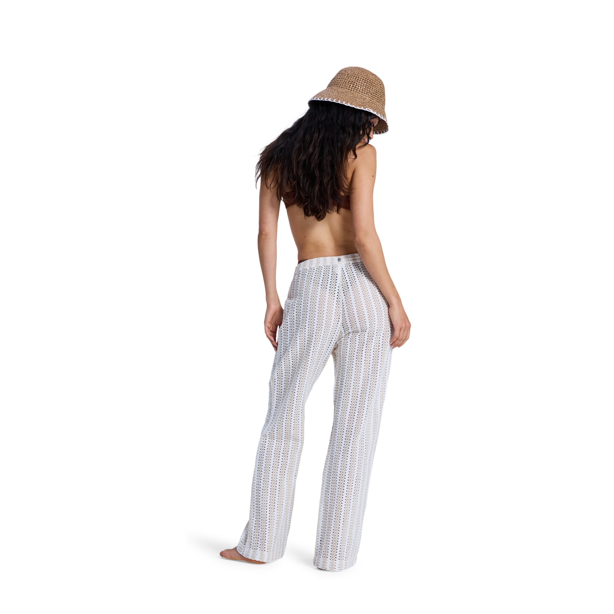 Pantalón de mujer Moana Story Roxy - Beige Beige-2