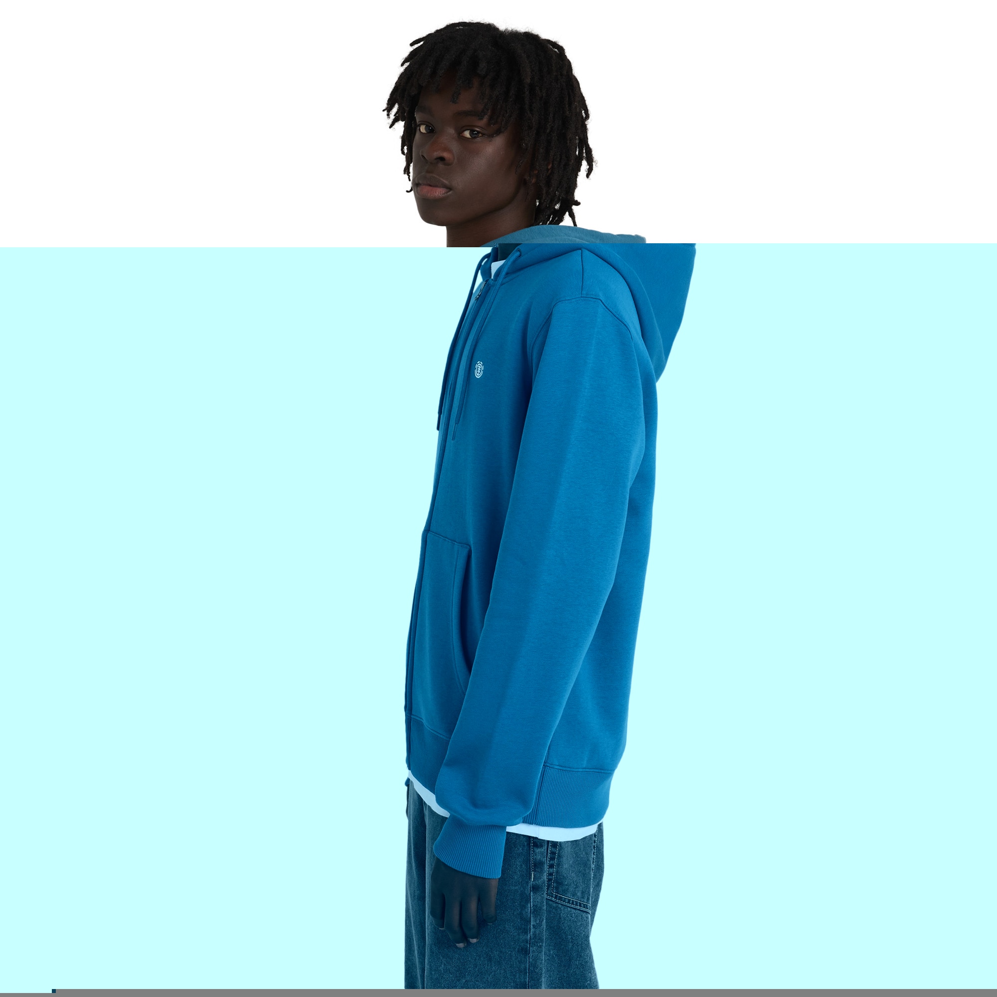 Sudadera de hombre Icon Embroidery Element - Azul Azul-3