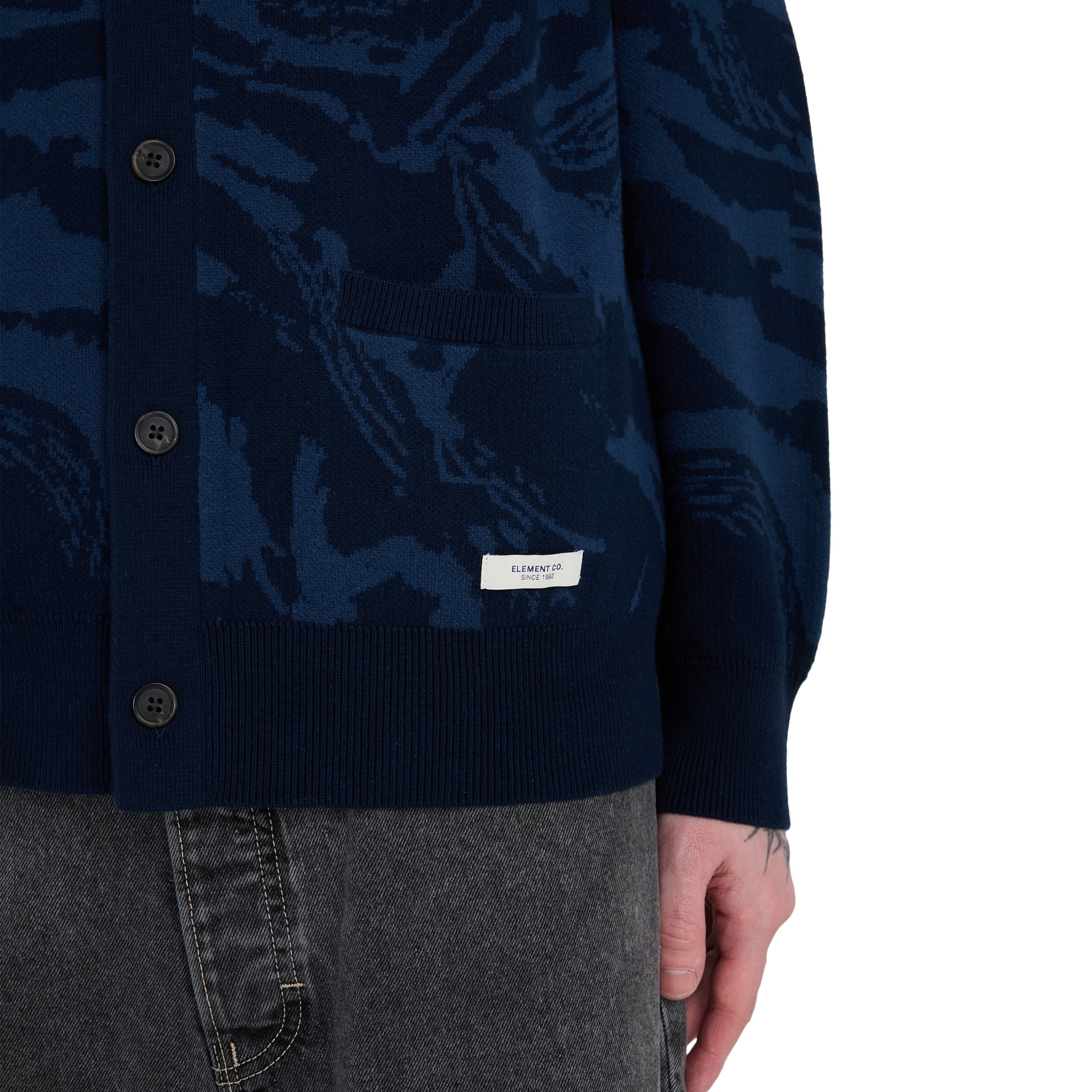 Chaqueta de hombre Spirit Camo Element - Azul Azul-4