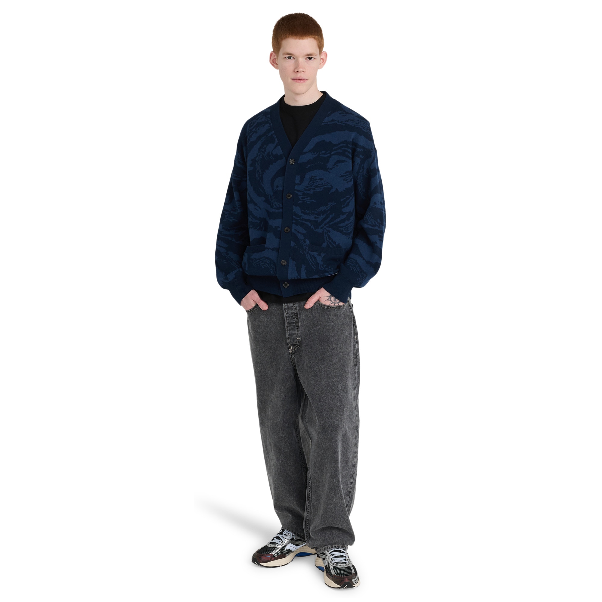 Chaqueta de hombre Spirit Camo Element - Azul Azul-5