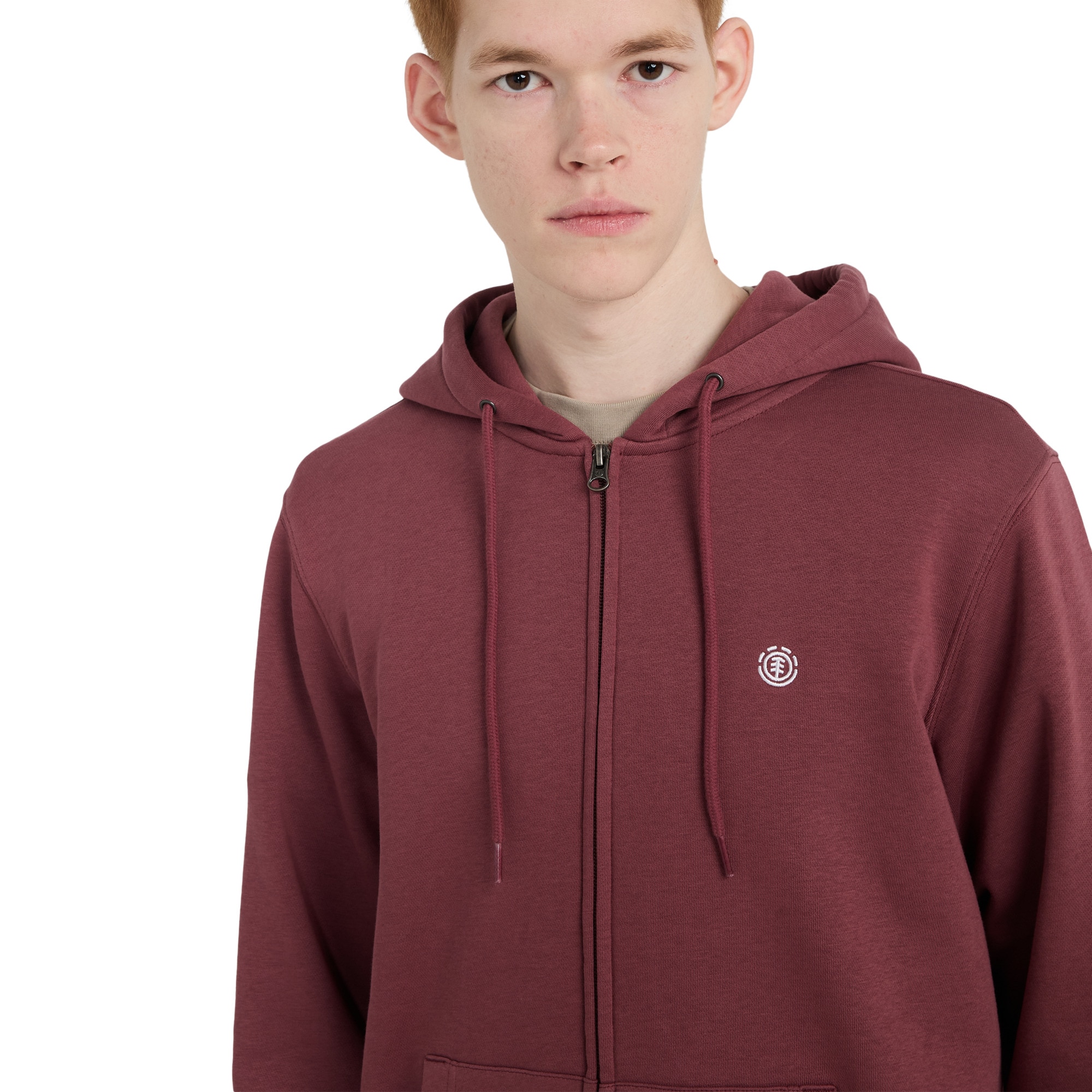 Sudadera de hombre Icon Embroidery Element - Rojo Teja Rojo Teja-4
