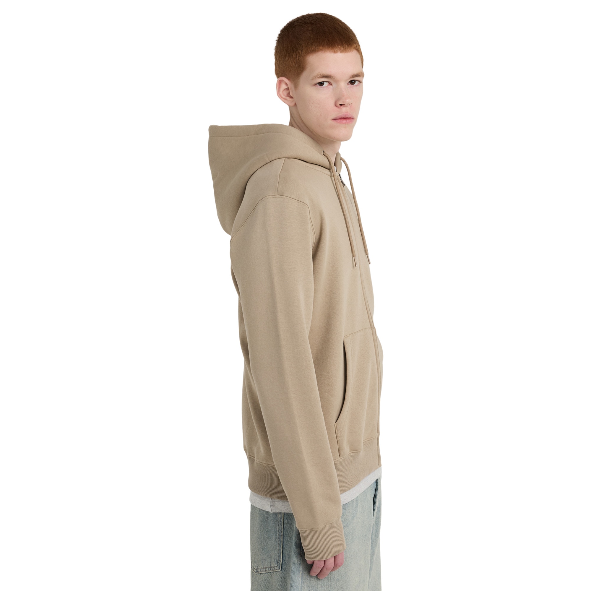 Sudadera de hombre Icon Embroidery Element - Beige Beige-3
