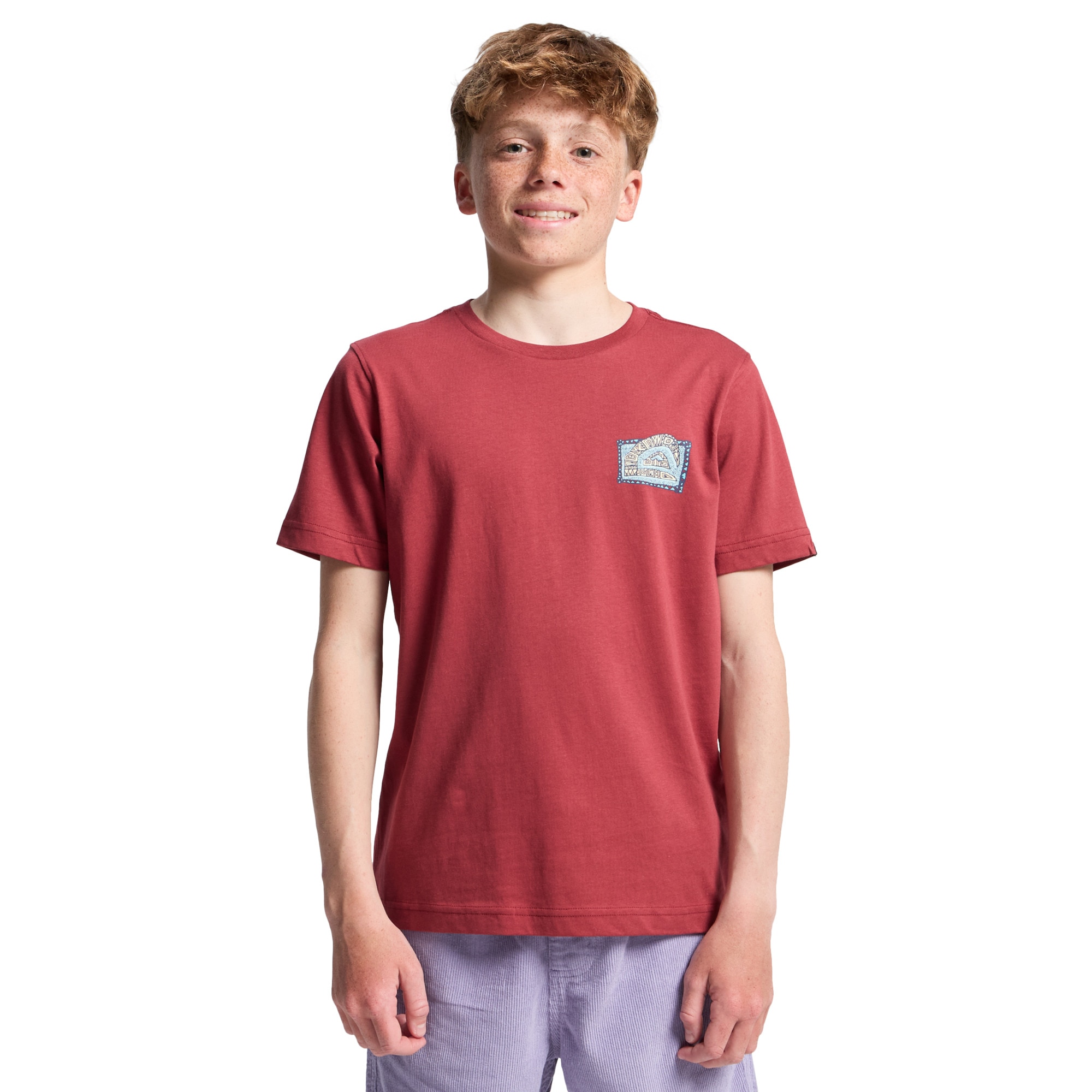 Camiseta de niños Heritage Quiksilver - Rojo Rojo-1