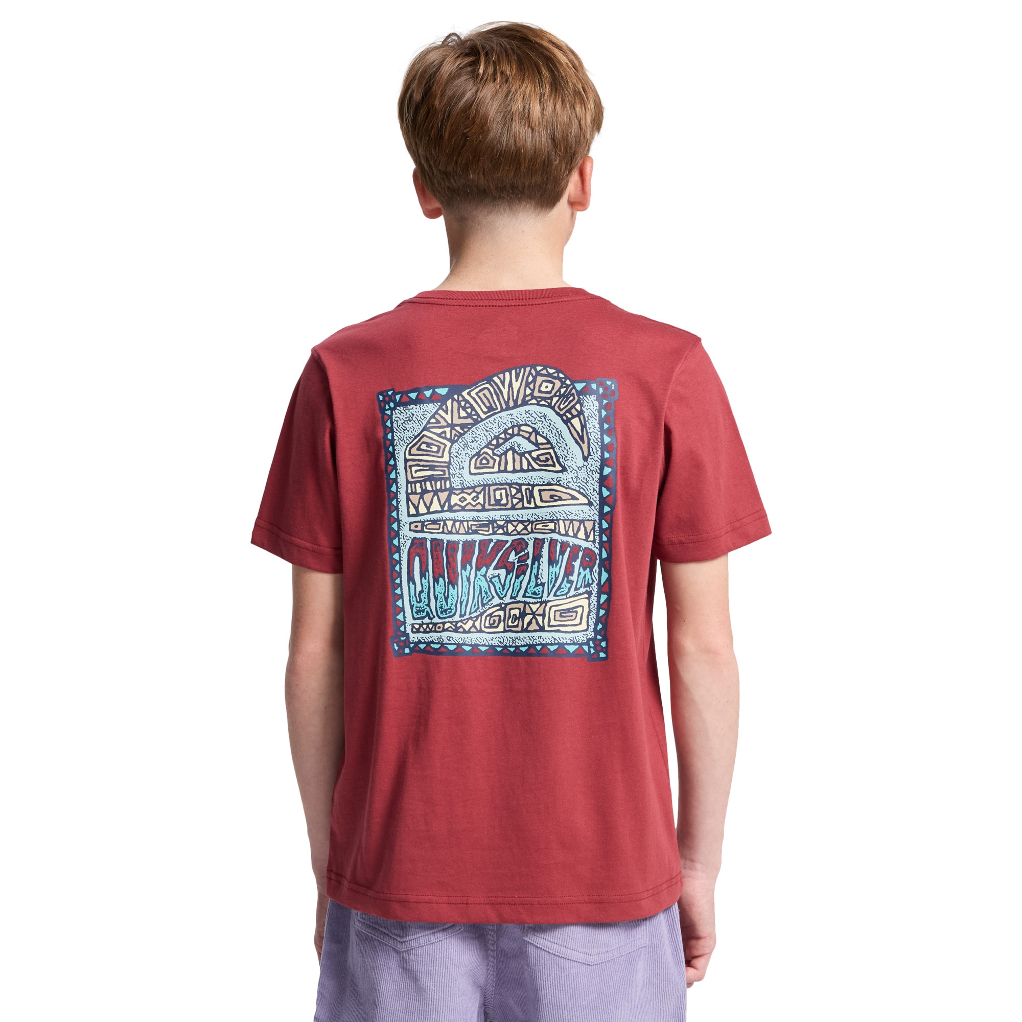 Camiseta de niños Heritage Quiksilver - Rojo Rojo-2