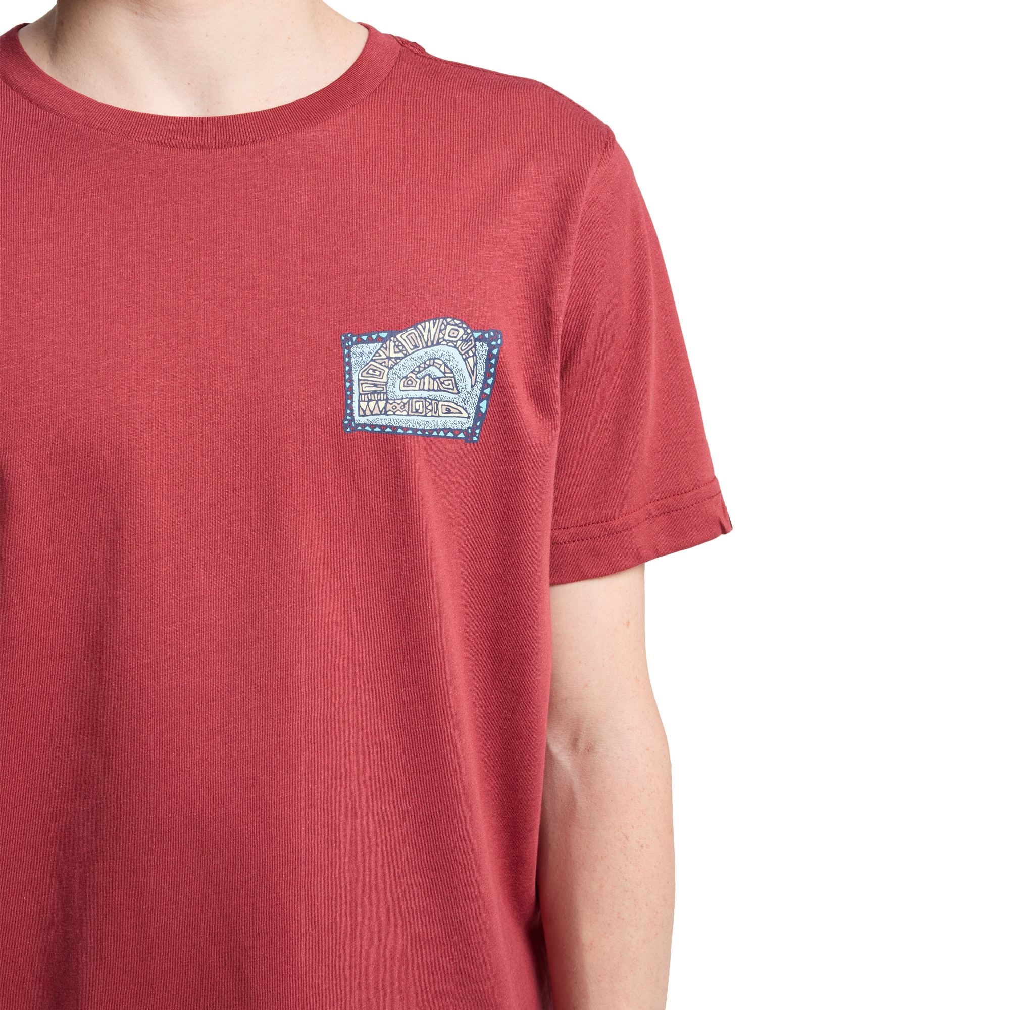 Camiseta de niños Heritage Quiksilver - Rojo Rojo-4
