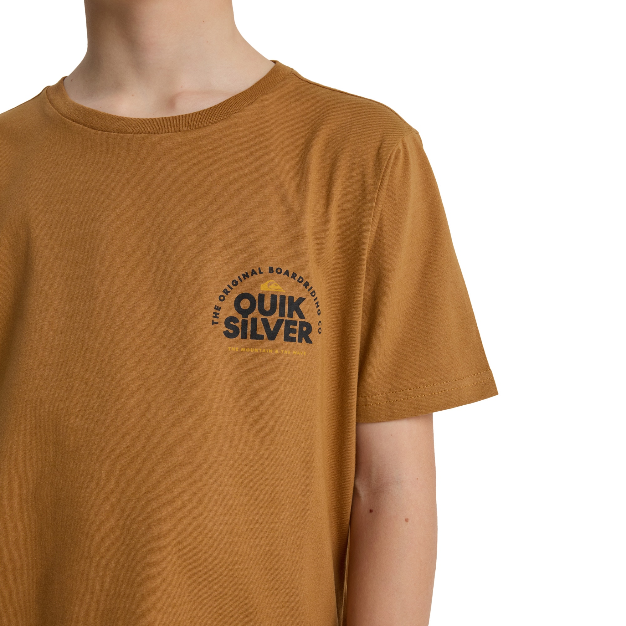 Camiseta de niños Fundamental Ride Quiksilver - Marrón Marrón-4