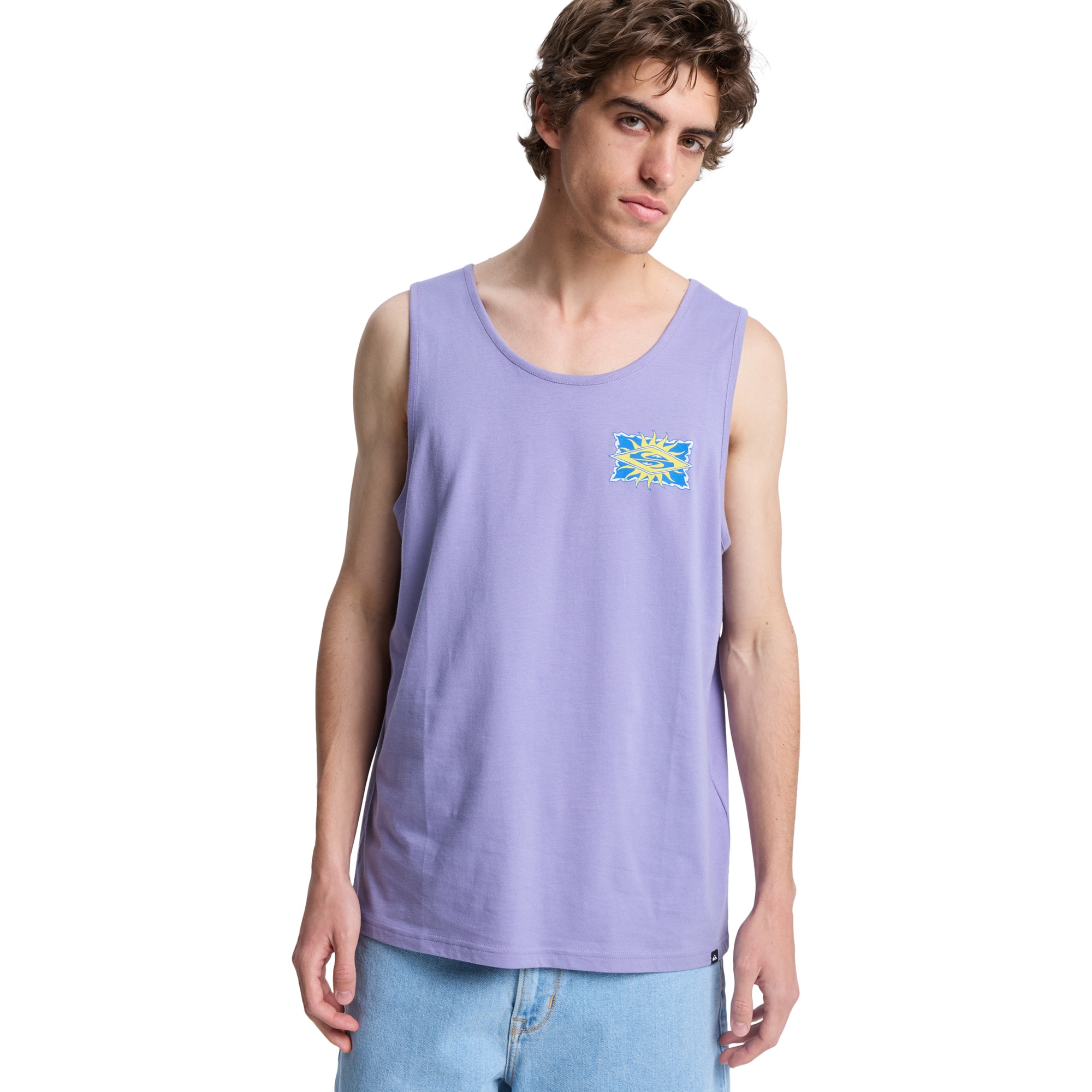 Quiksilver Camiseta de hombre EV Starfish Stamp Morado