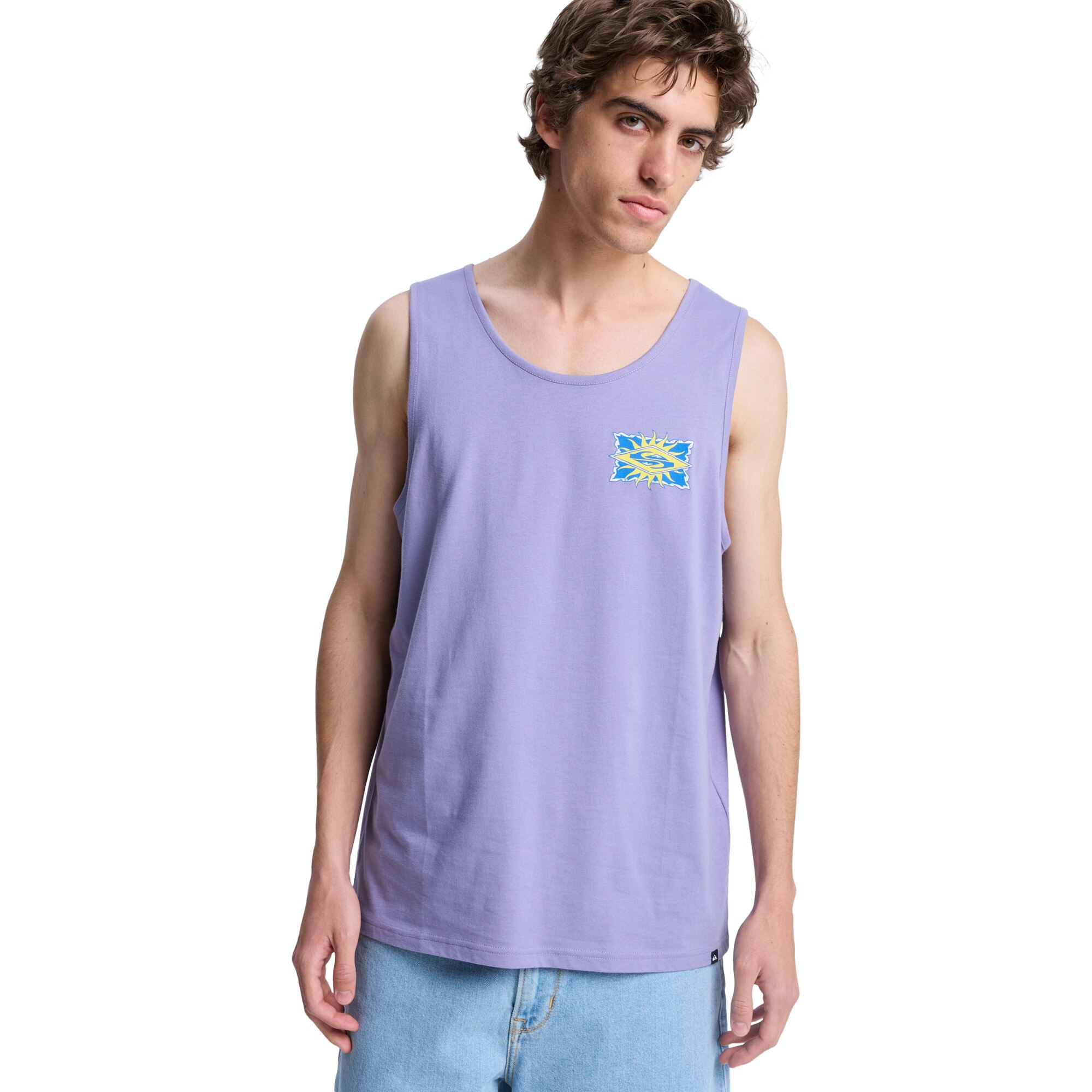 Quiksilver Camiseta de hombre EV Starfish Stamp Morado