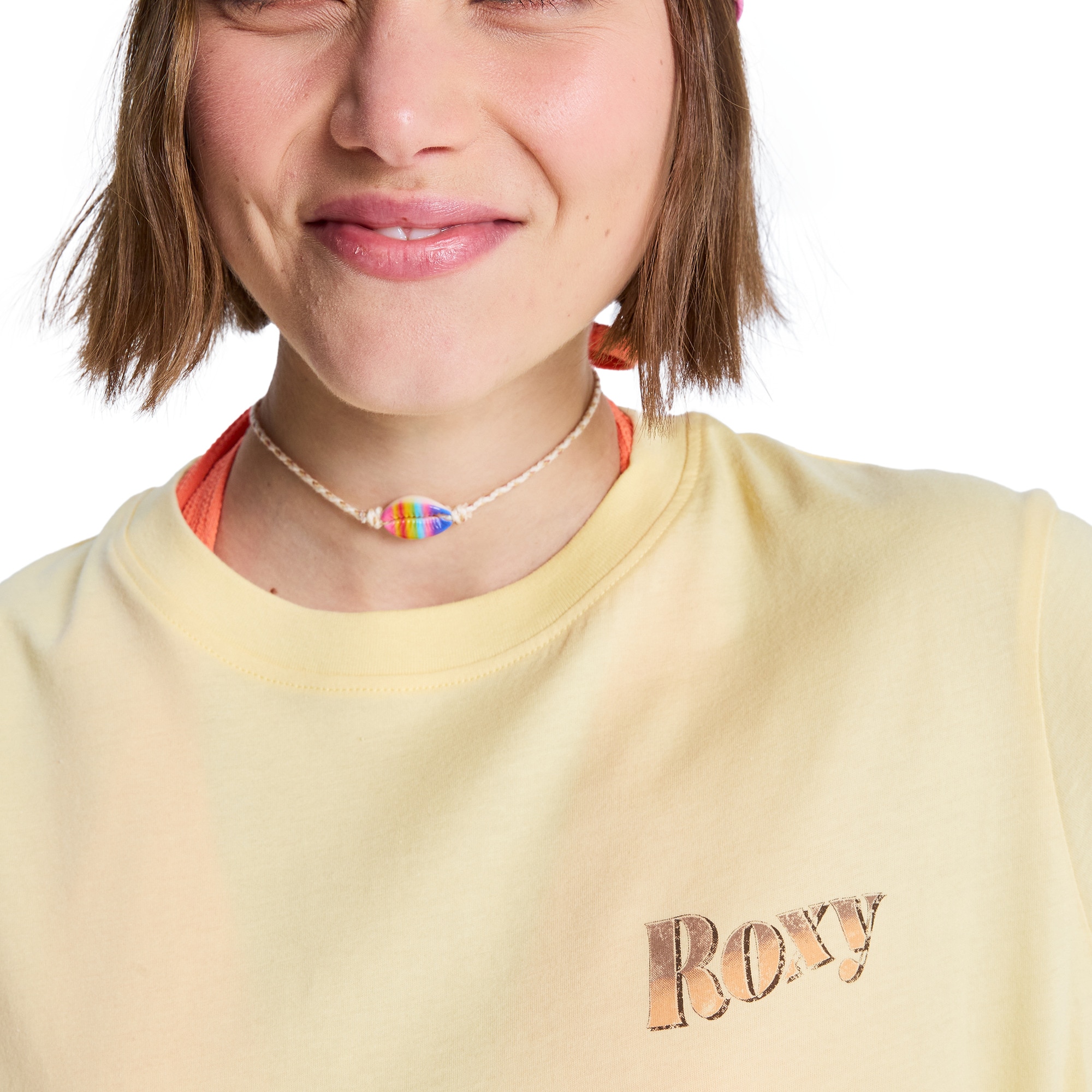 Camiseta de mujer Oceanregular Poster Roxy - Amarillo Amarillo-4