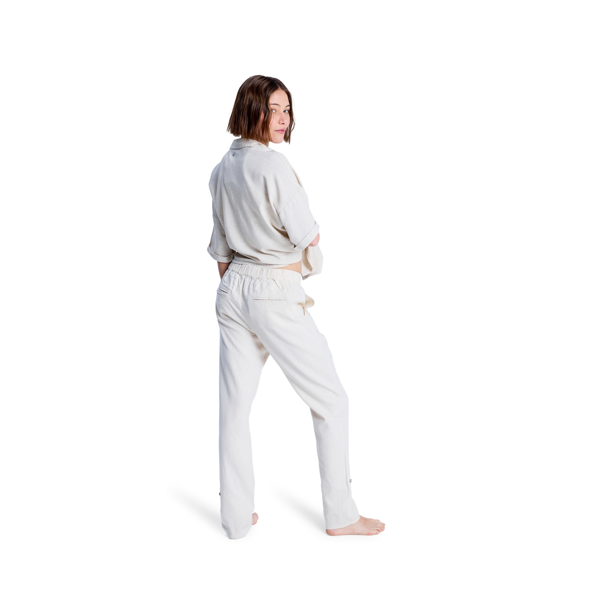 Pantalón de mujer On The Seashore Roxy - Natural Natural-2