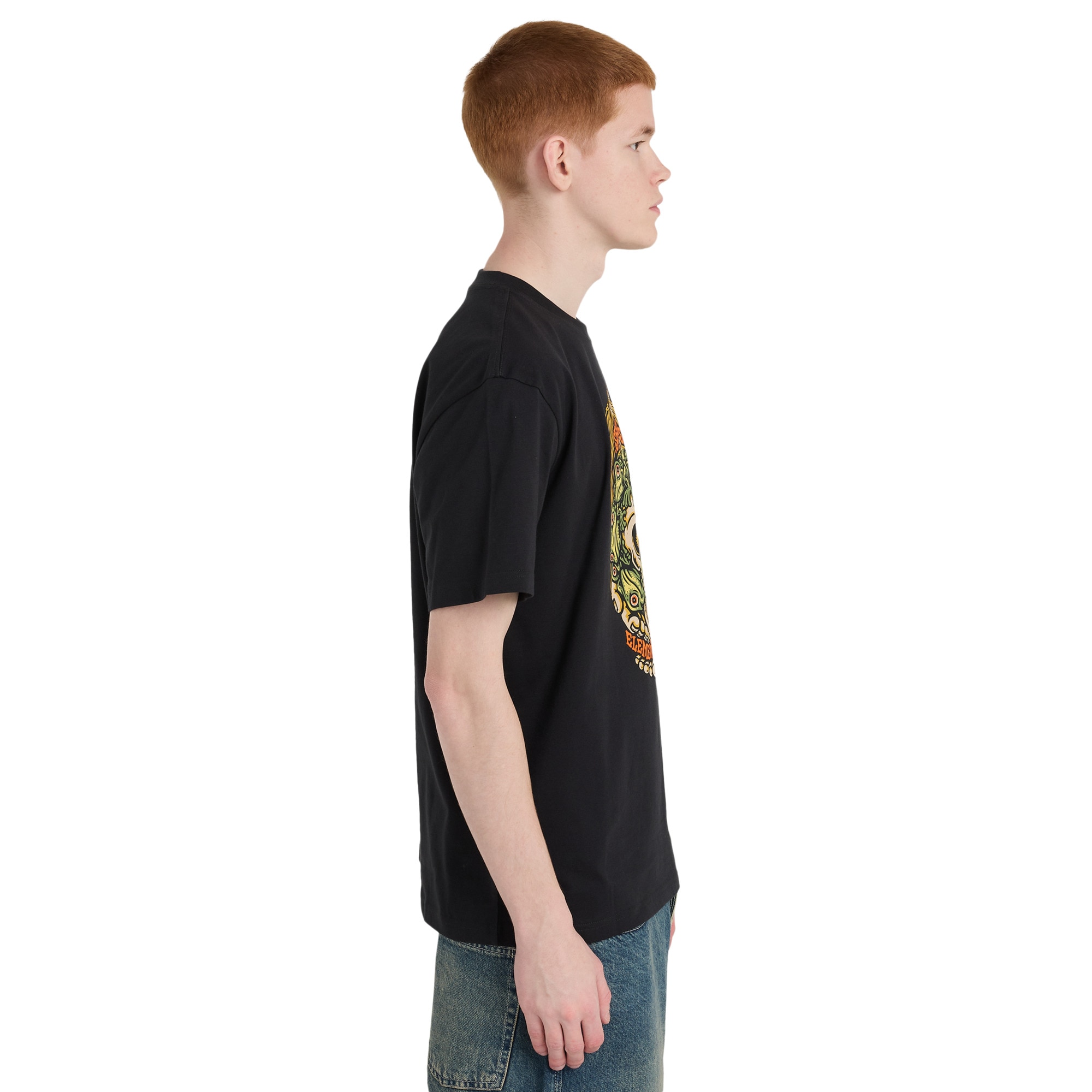 Camiseta de hombre Timber Orbit Element - Negro Negro-3