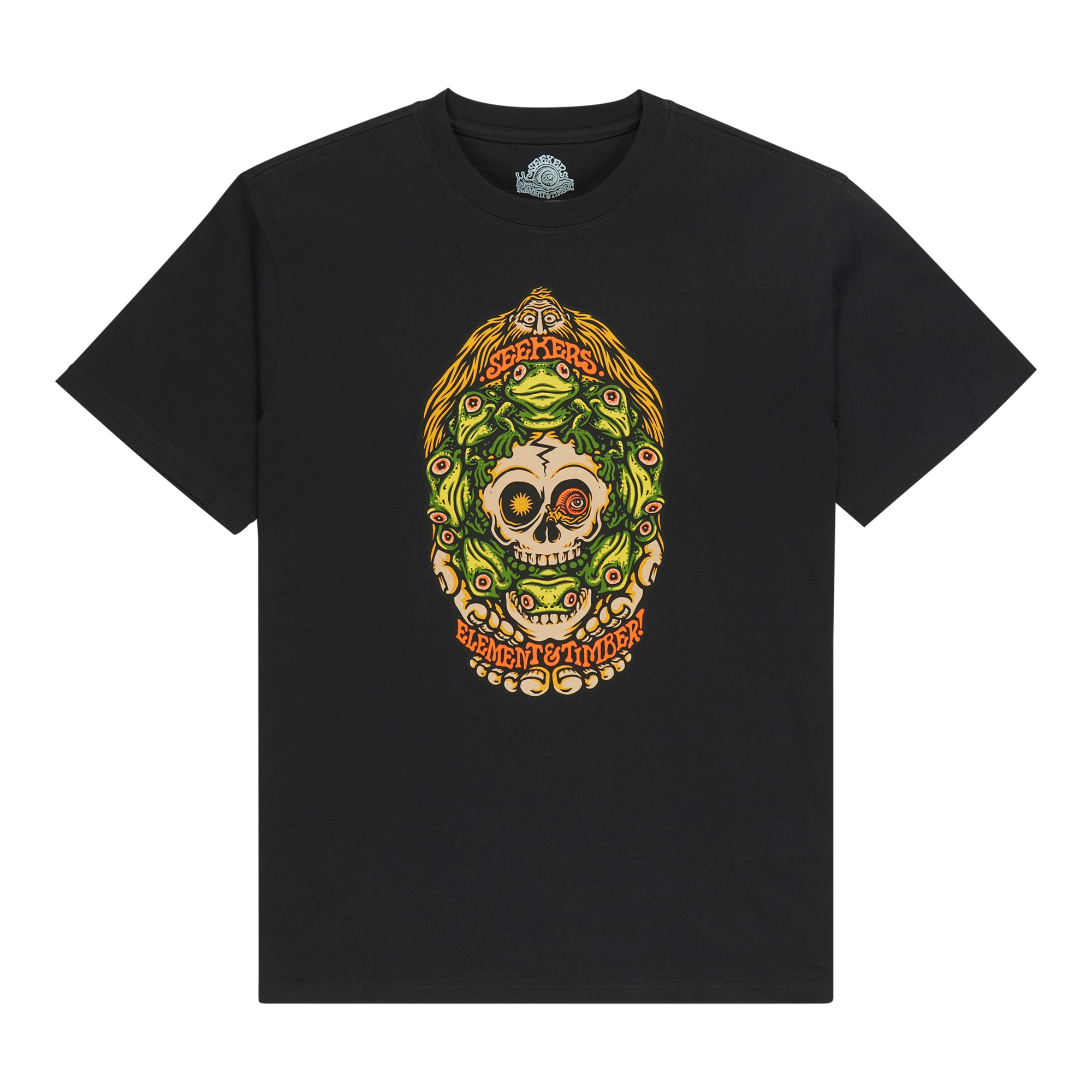 Camiseta de hombre Timber Orbit Element - Negro Negro-6