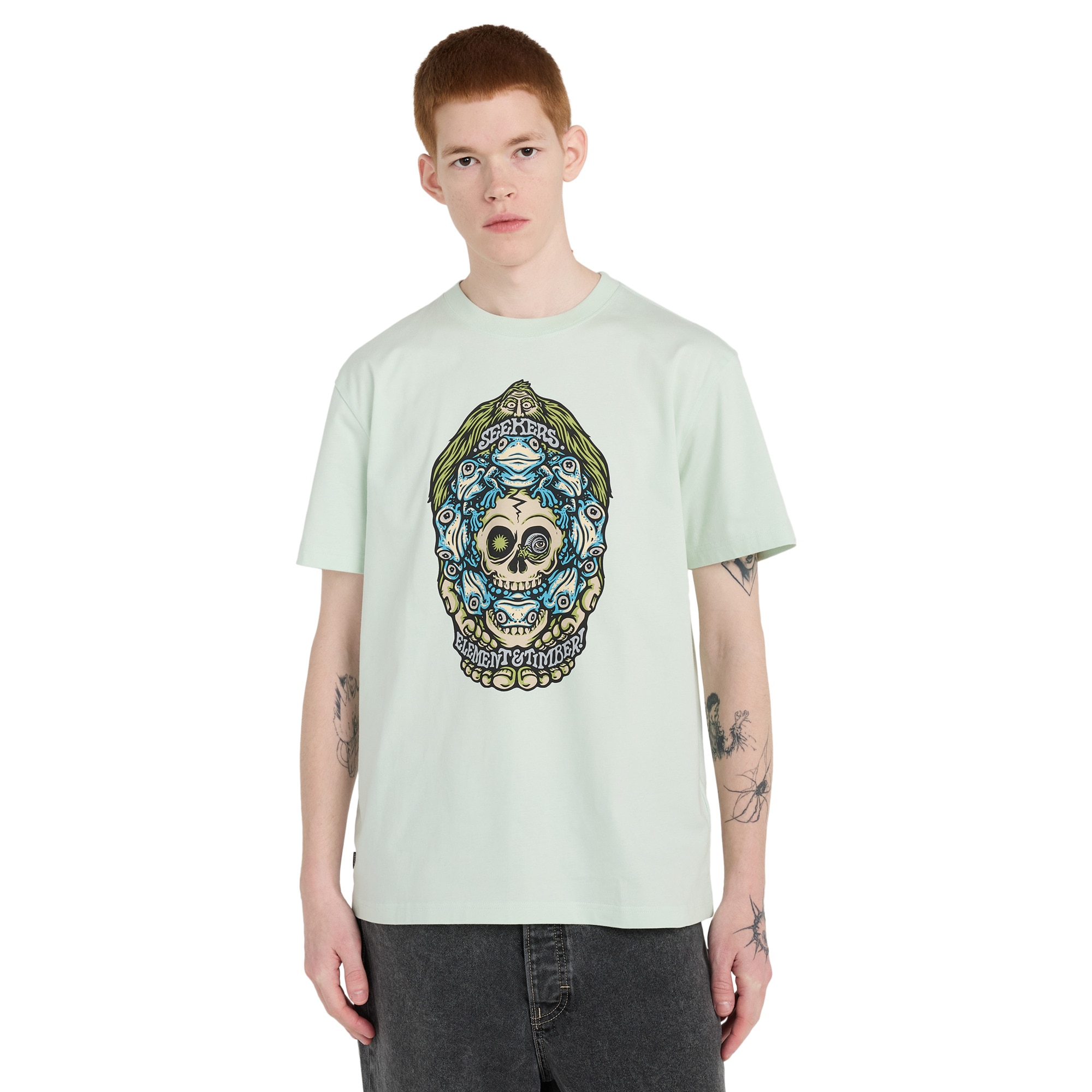 Camiseta de hombre Timber Orbit Element - Verde Verde-1