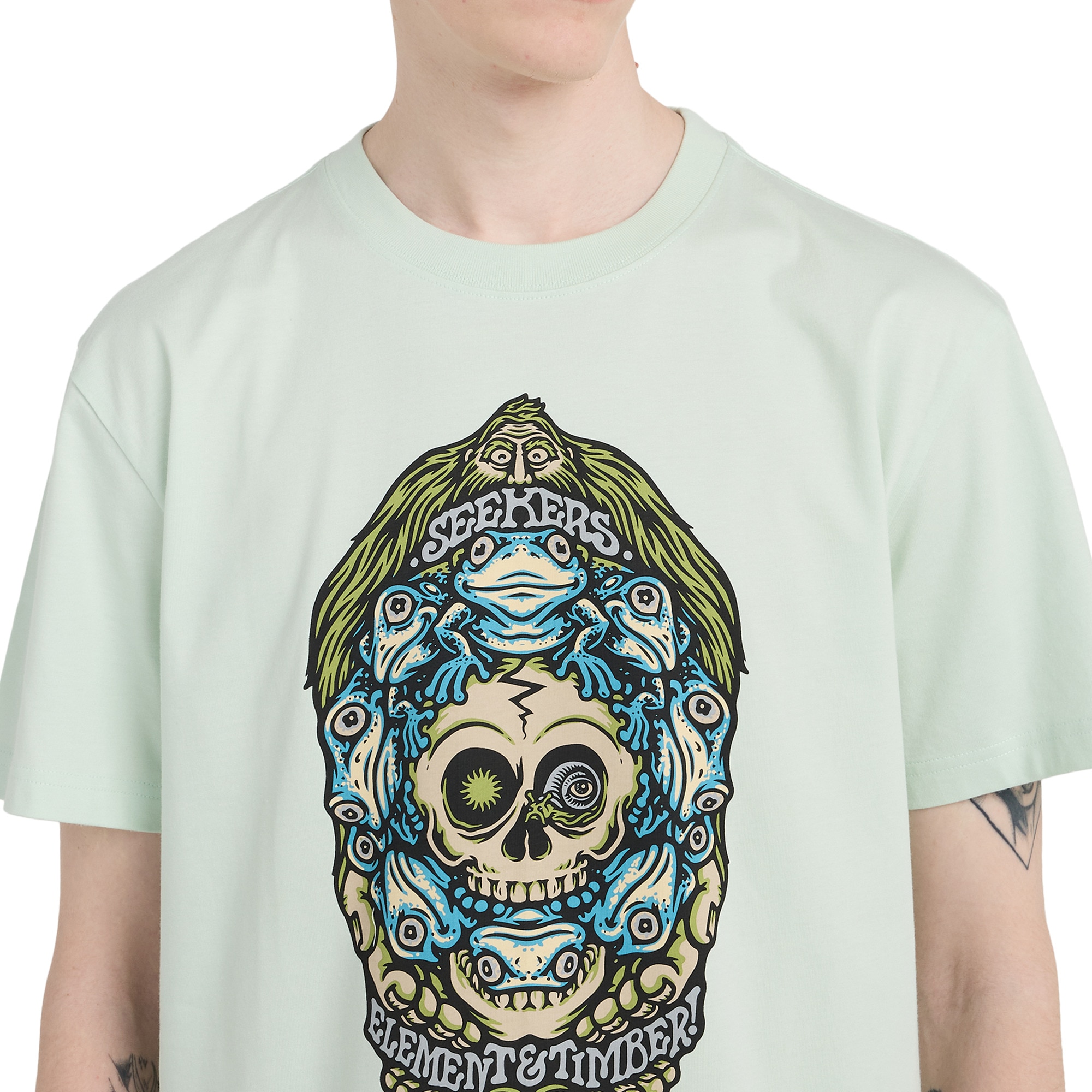 Camiseta de hombre Timber Orbit Element - Verde Verde-4