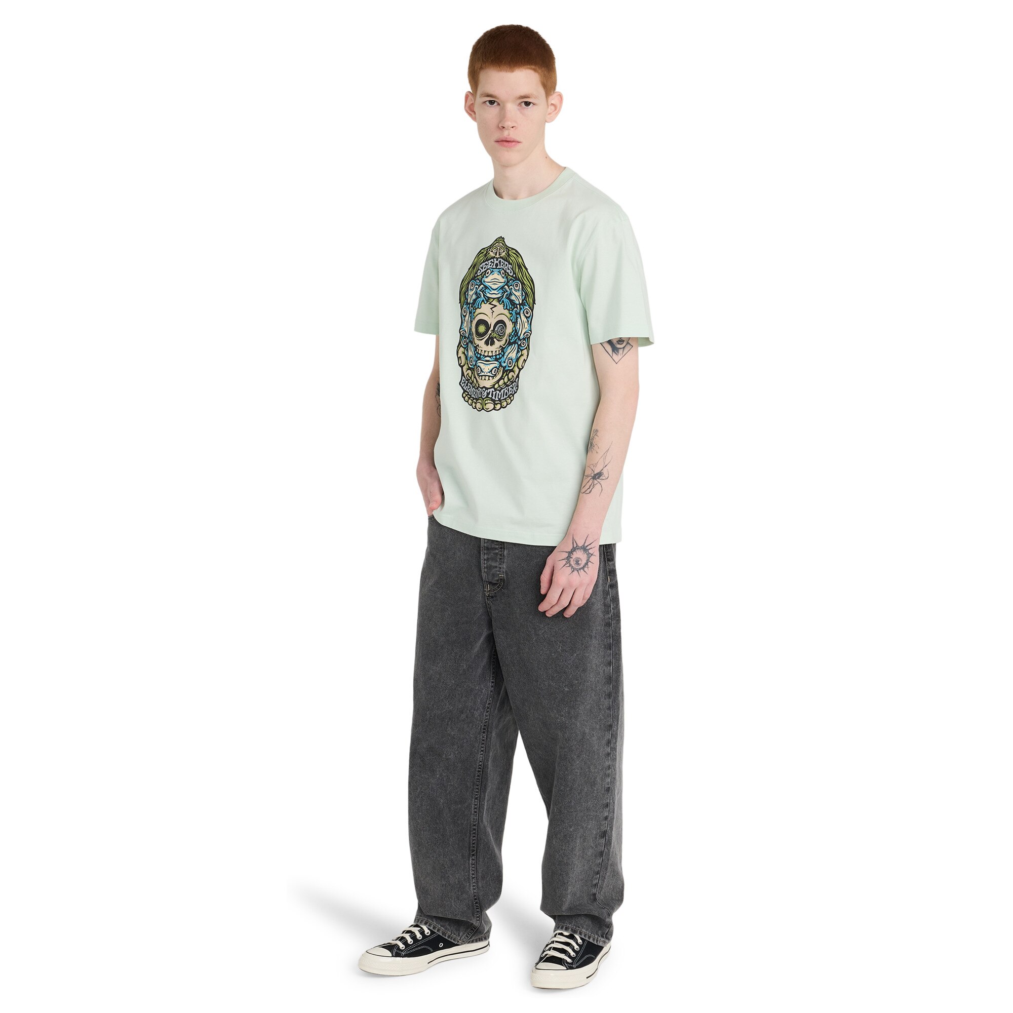 Camiseta de hombre Timber Orbit Element - Verde Verde-5
