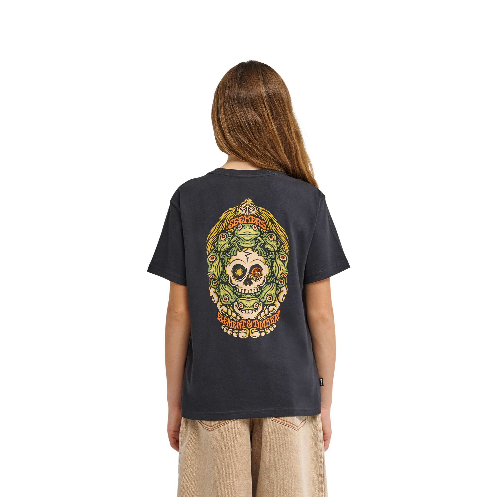 Camiseta de niños Timber Orbit Element - Negro Negro-2