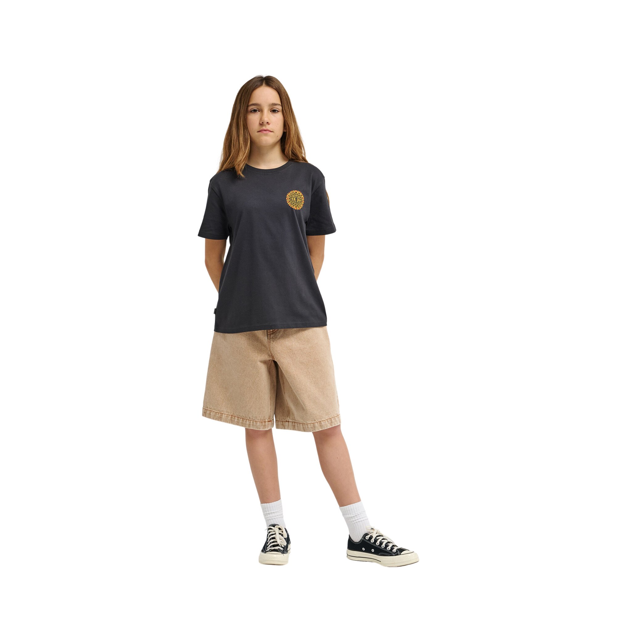 Camiseta de niños Timber Orbit Element - Negro Negro-3
