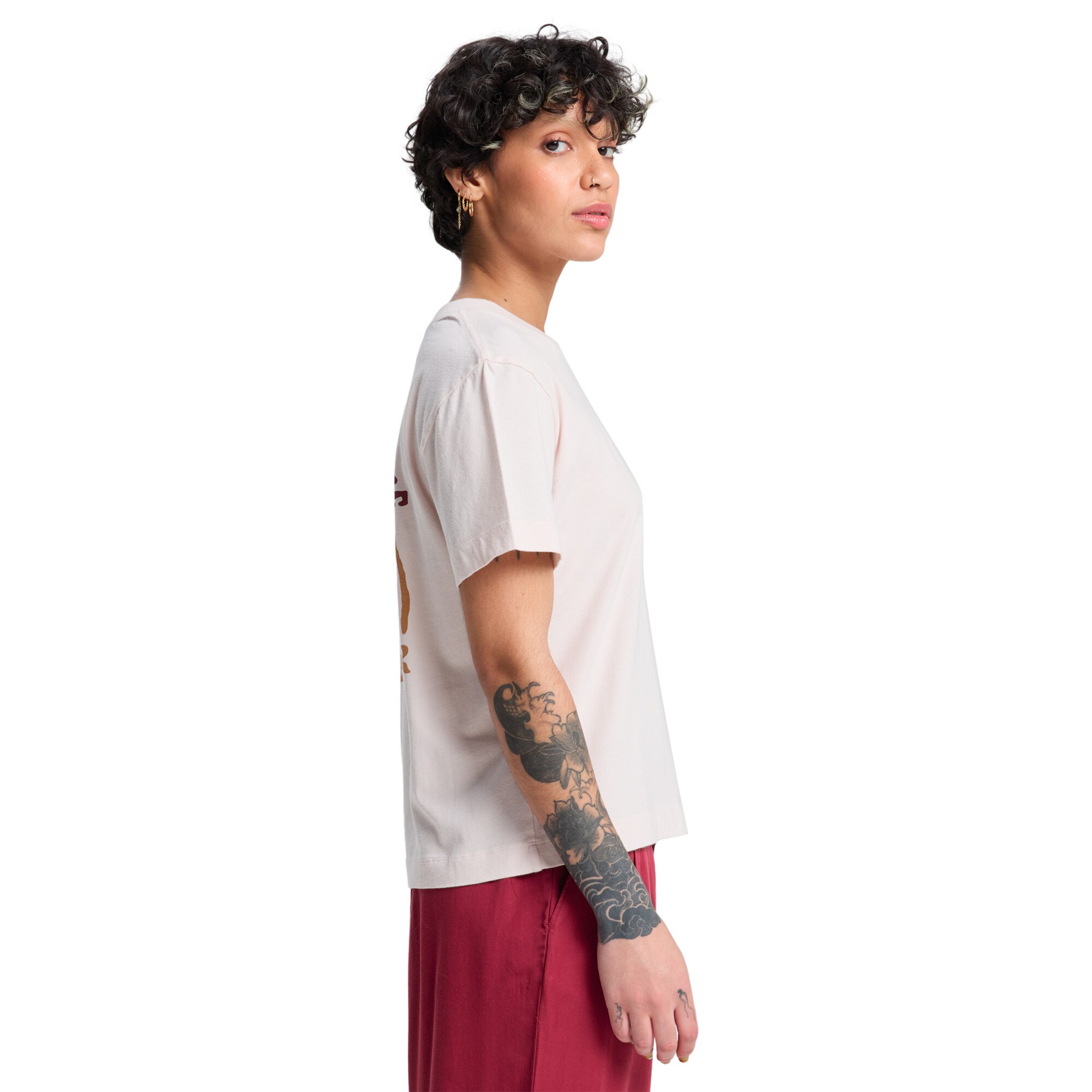 Camiseta de mujer Standard Quiksilver - Rosa Rosa-3