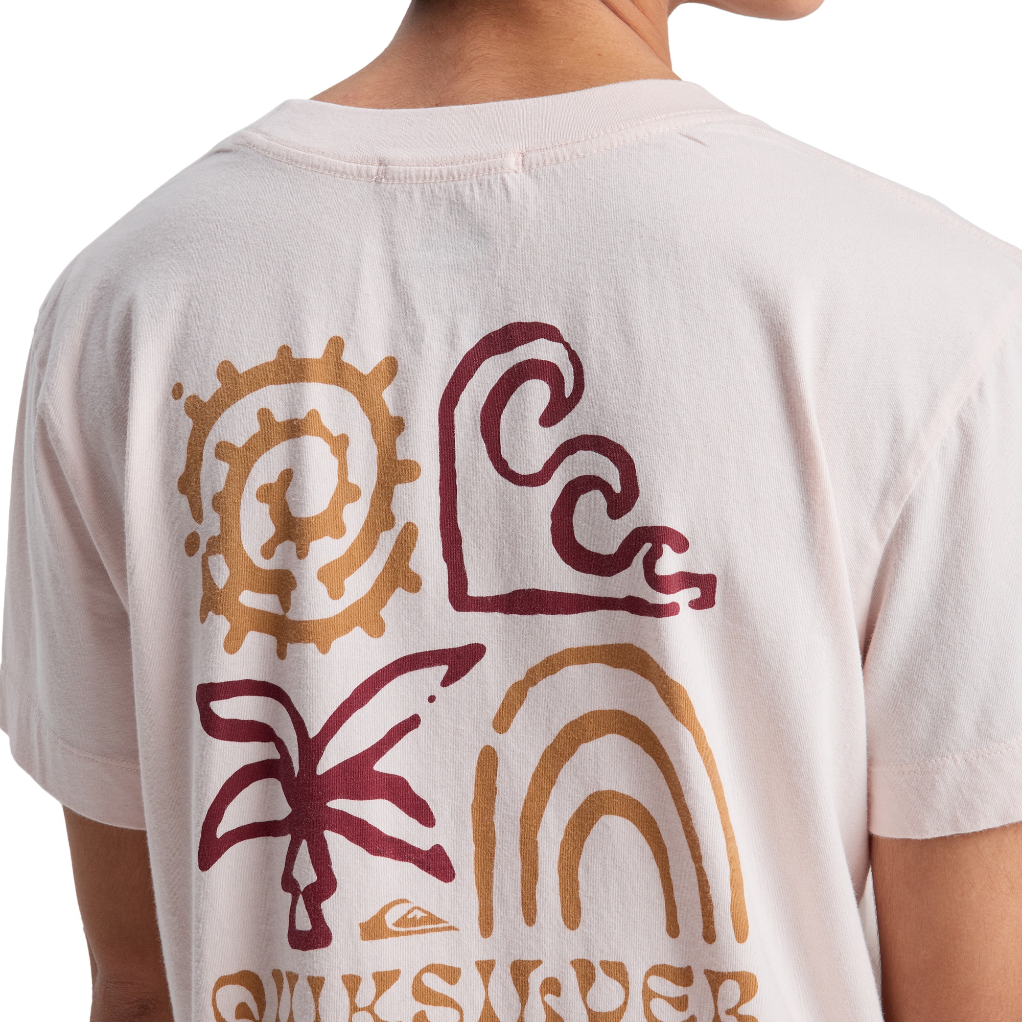 Camiseta de mujer Standard Quiksilver - Rosa Rosa-4