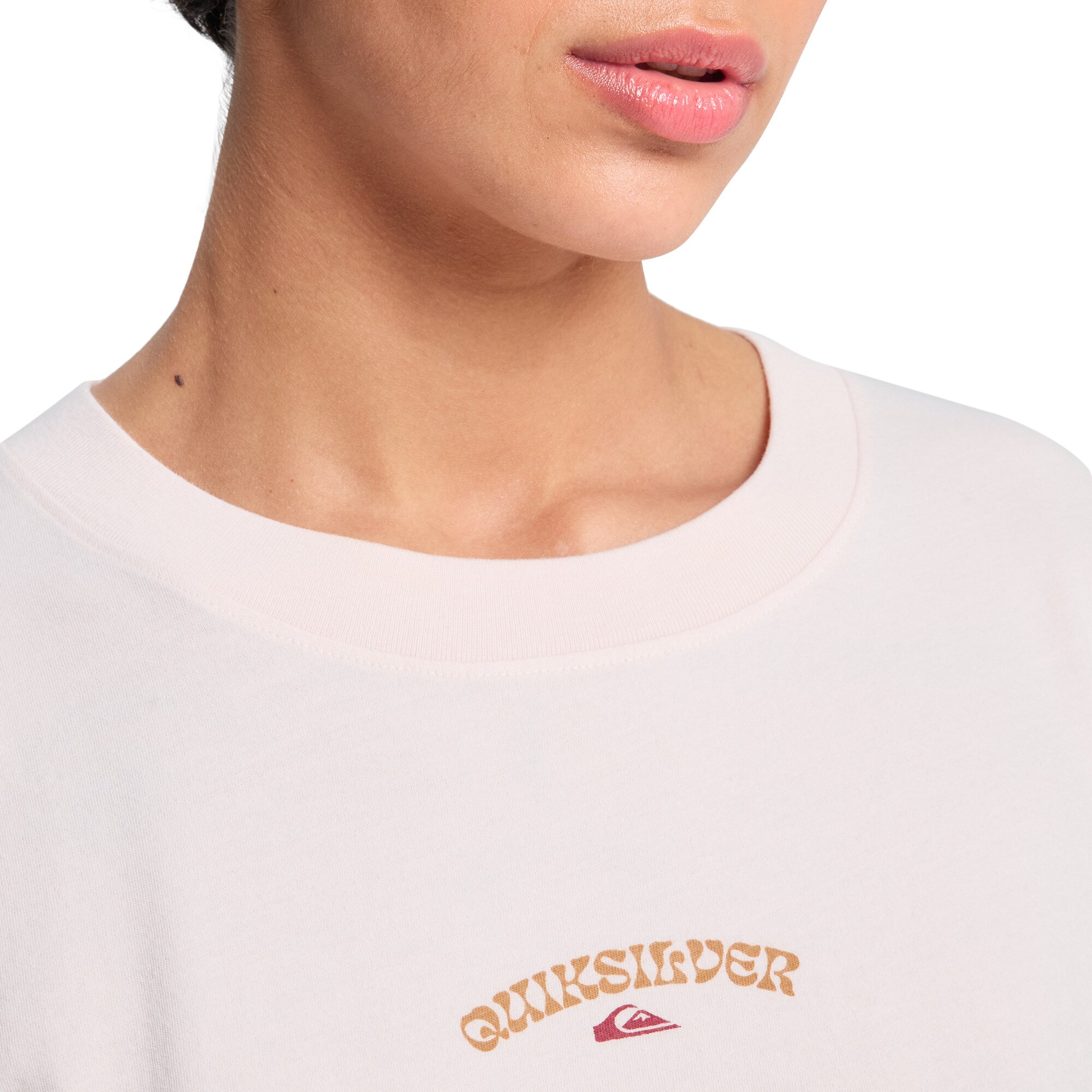 Camiseta de mujer Standard Quiksilver - Rosa Rosa-5