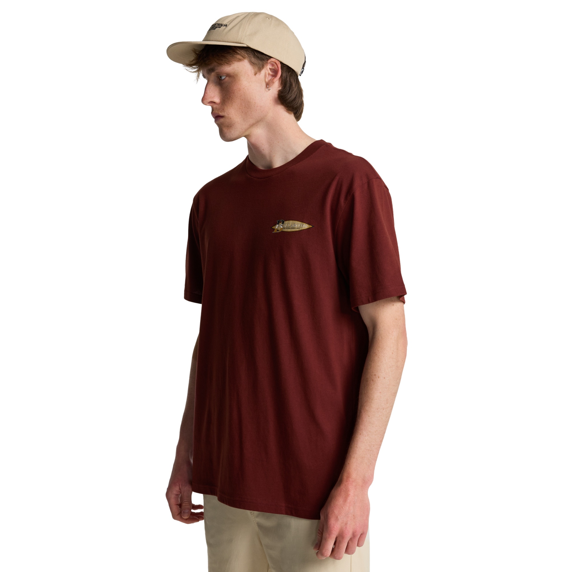Camiseta de hombre Runner Up Billabong - Rojo Rojo-4