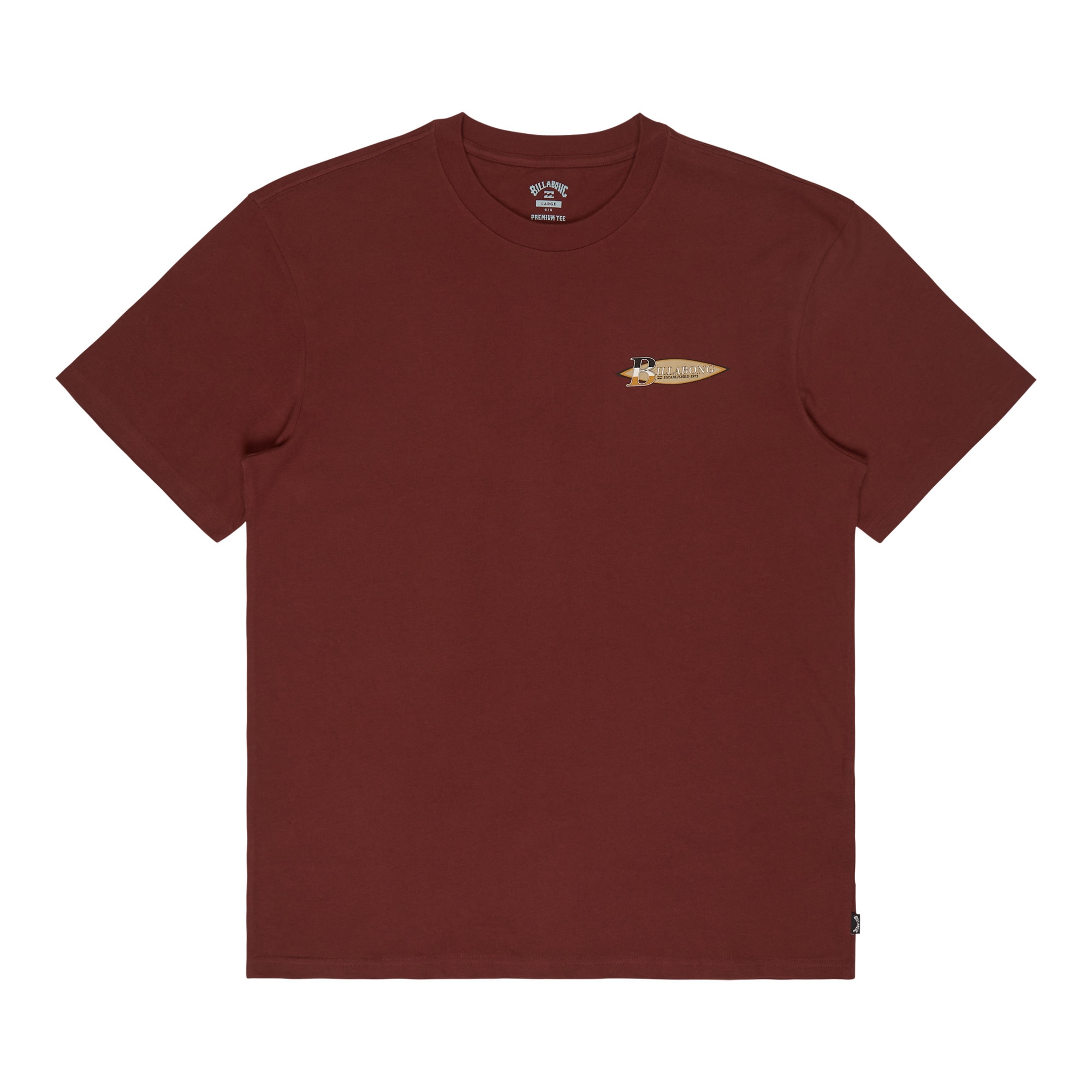 Camiseta de hombre Runner Up Billabong - Rojo Rojo-6