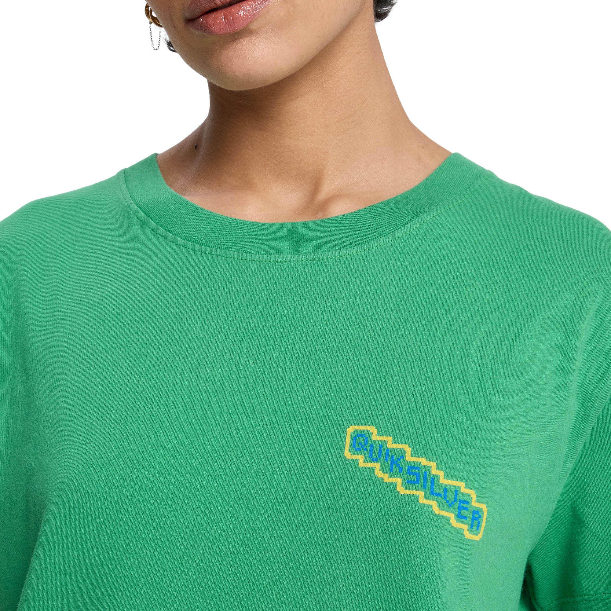 Camiseta de mujer Standard Quiksilver - Verde Verde-4